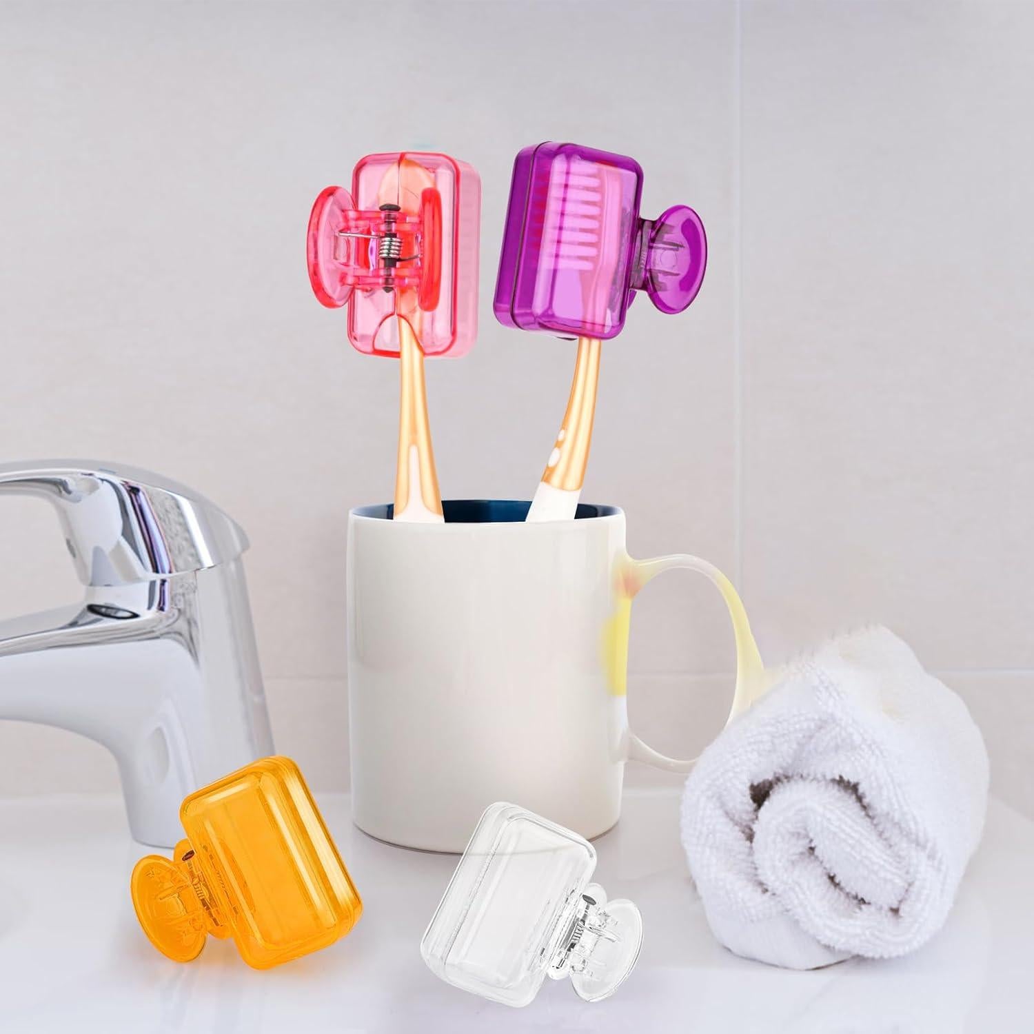 Paquete de 4 tapas para cepillos de dientes Abilat - Plástico