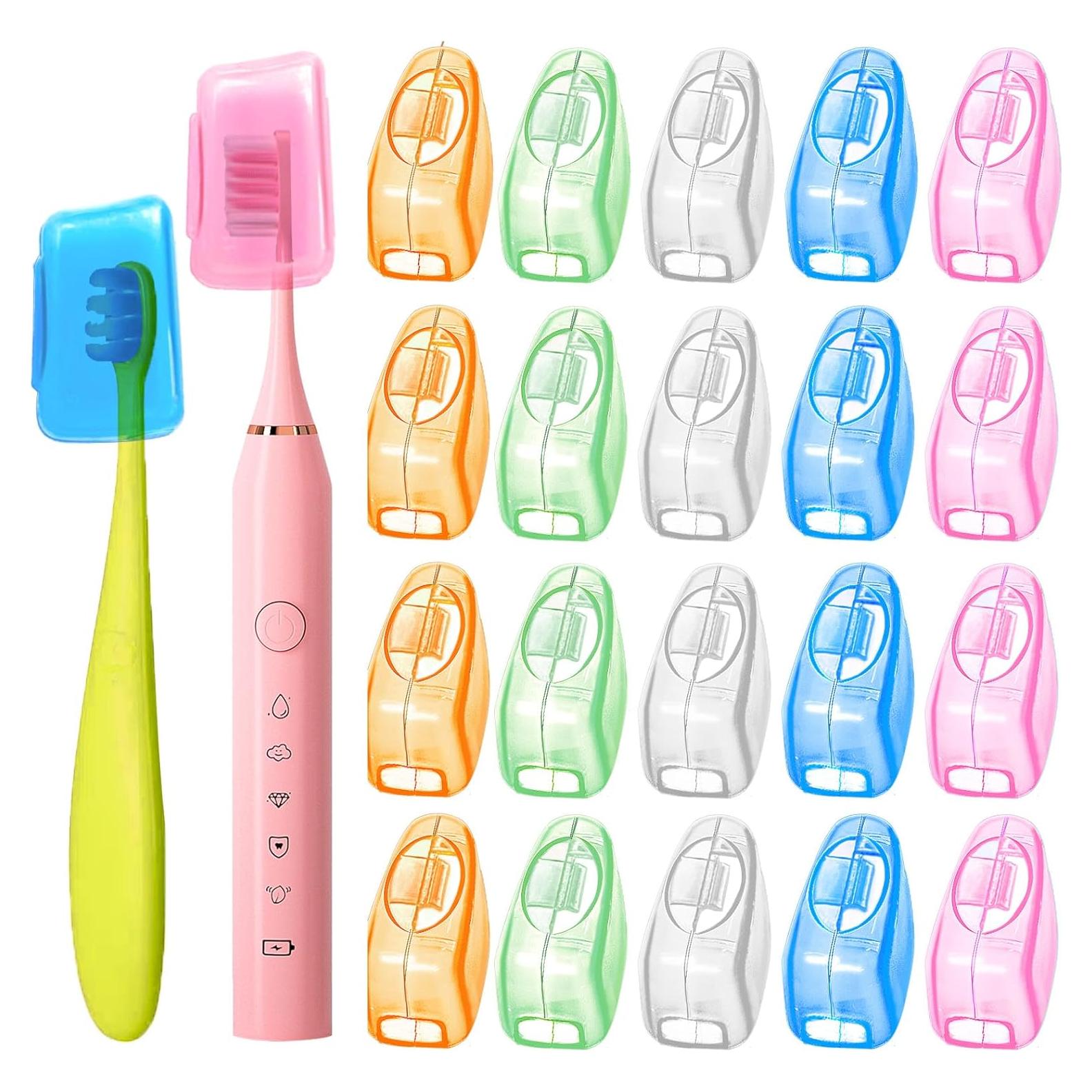 30 Cubiertas de Cabeza de Cepillo de Dientes Blvochnnt - Colorido