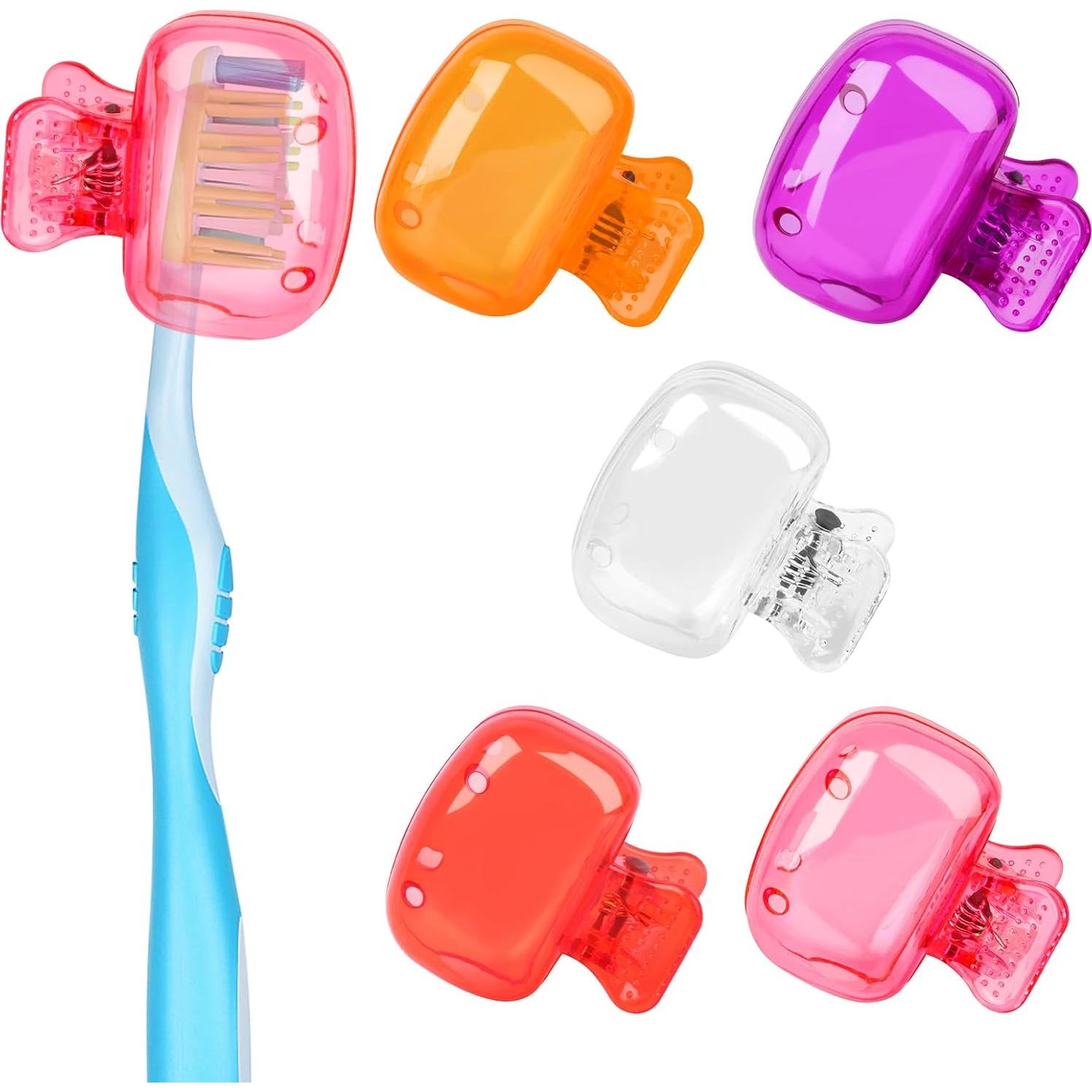 5 Cubiertas de Cabeza de Cepillo de Dientes Fowecelt - Viaje y Hogar