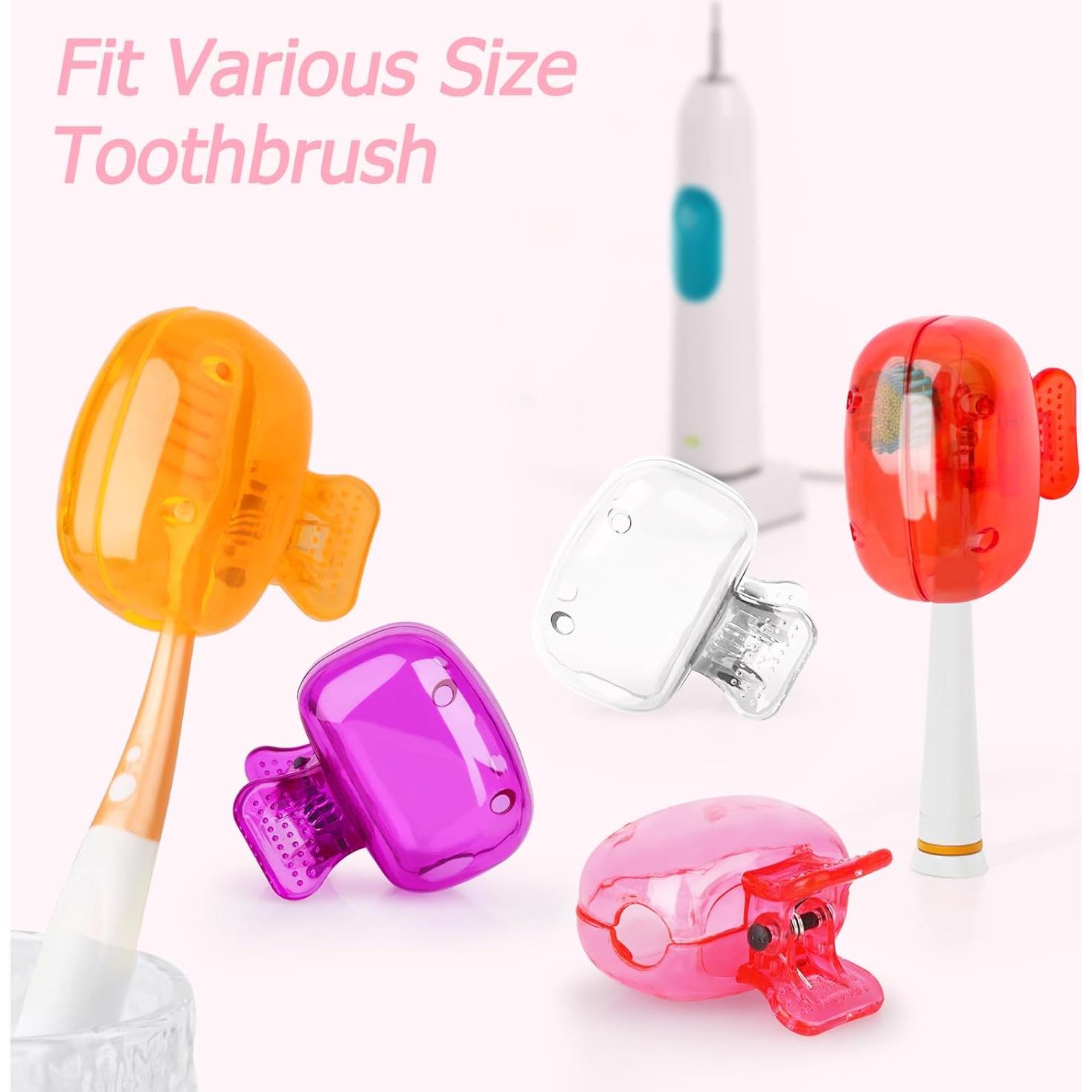 5 Cubiertas de Cabeza de Cepillo de Dientes Fowecelt - Viaje y Hogar