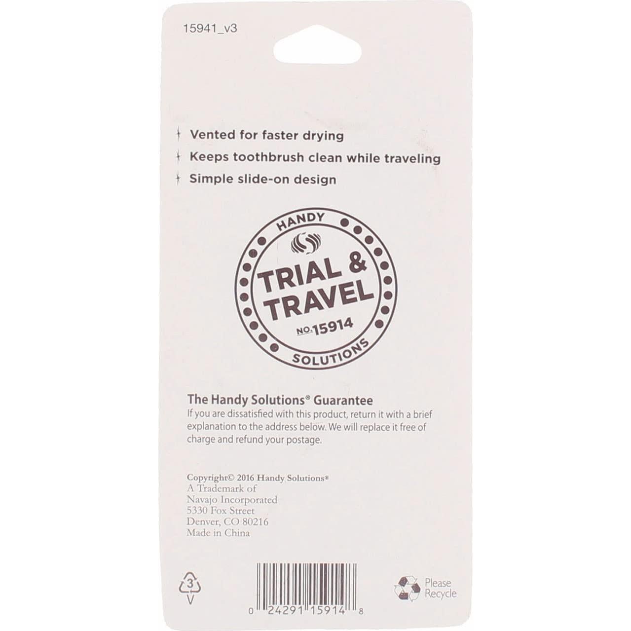 Pack de 4 Tapas Ventiladas para Cepillos de Dientes - Navajo