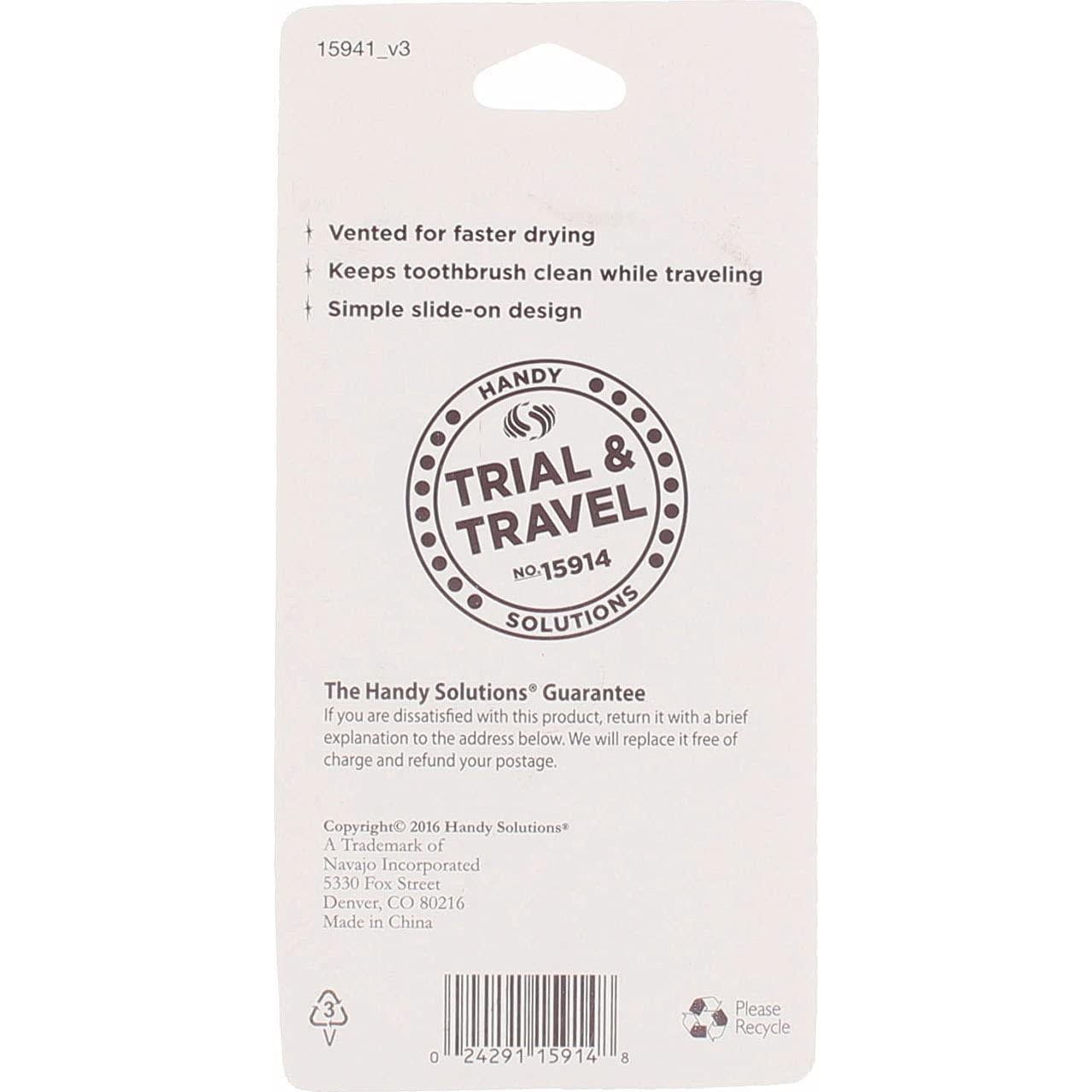 Pack de 4 Tapas Ventiladas para Cepillos de Dientes - Navajo