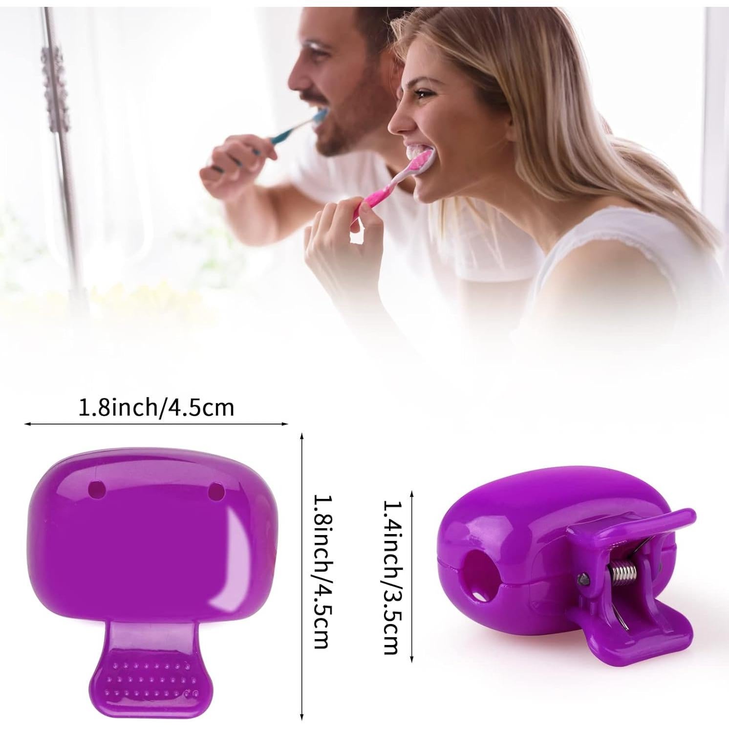 Paquete de 4 Cubiertas de Cabeza para Cepillo de Dientes Hxezoc