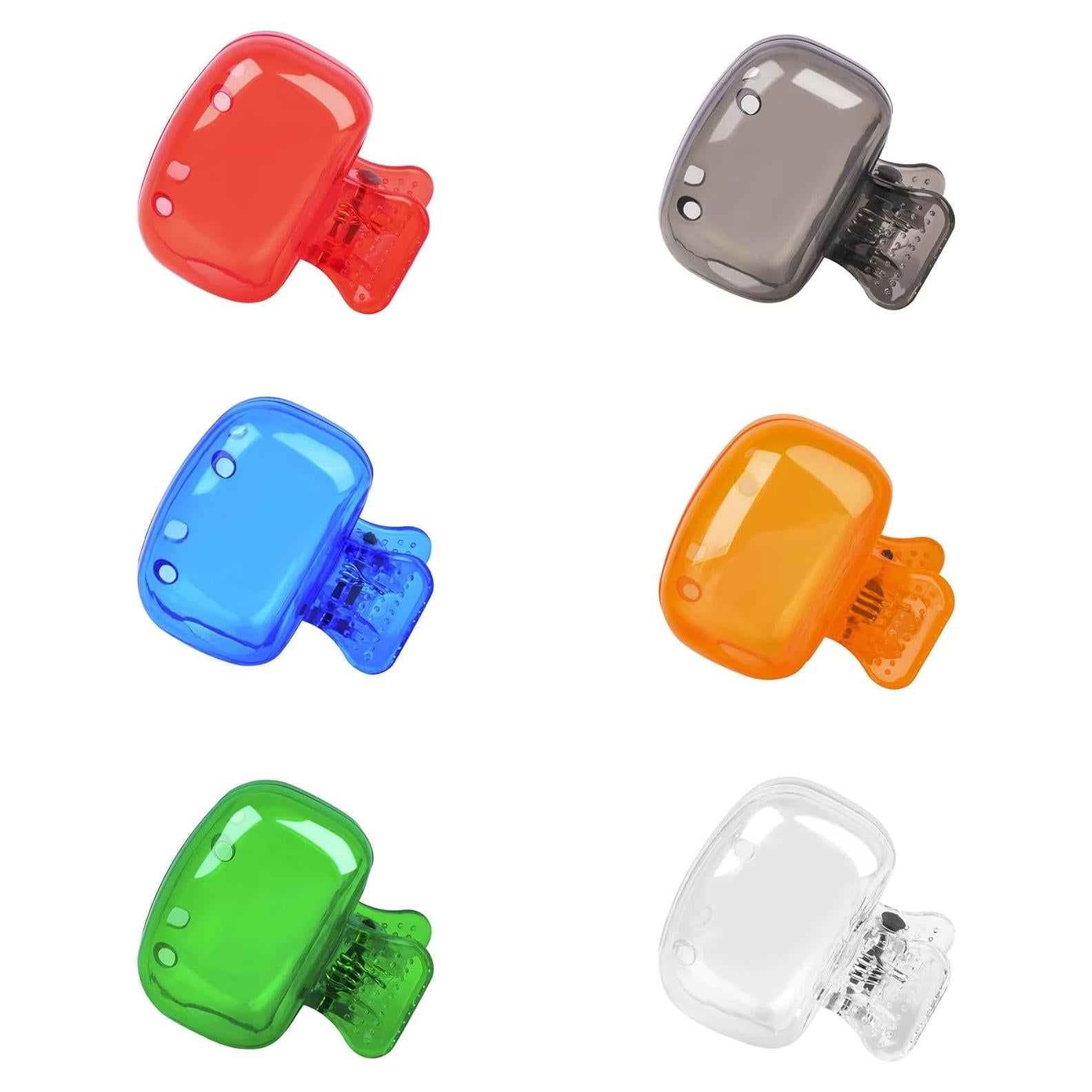 Paquete de 6 Cubiertas de Cepillo de Dientes Atiloy - Colores Variados