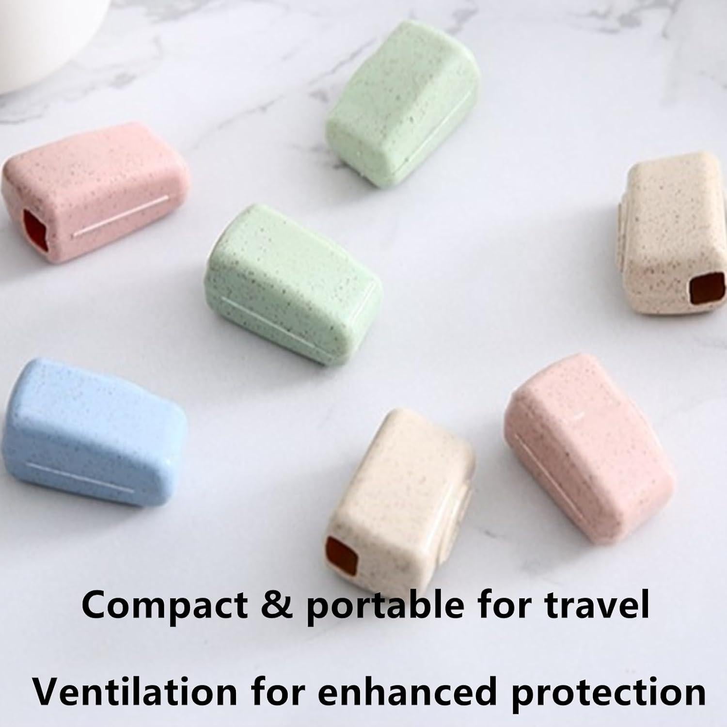 8 Cubiertas Protectores de Cepillo de Dientes DKJEkdje