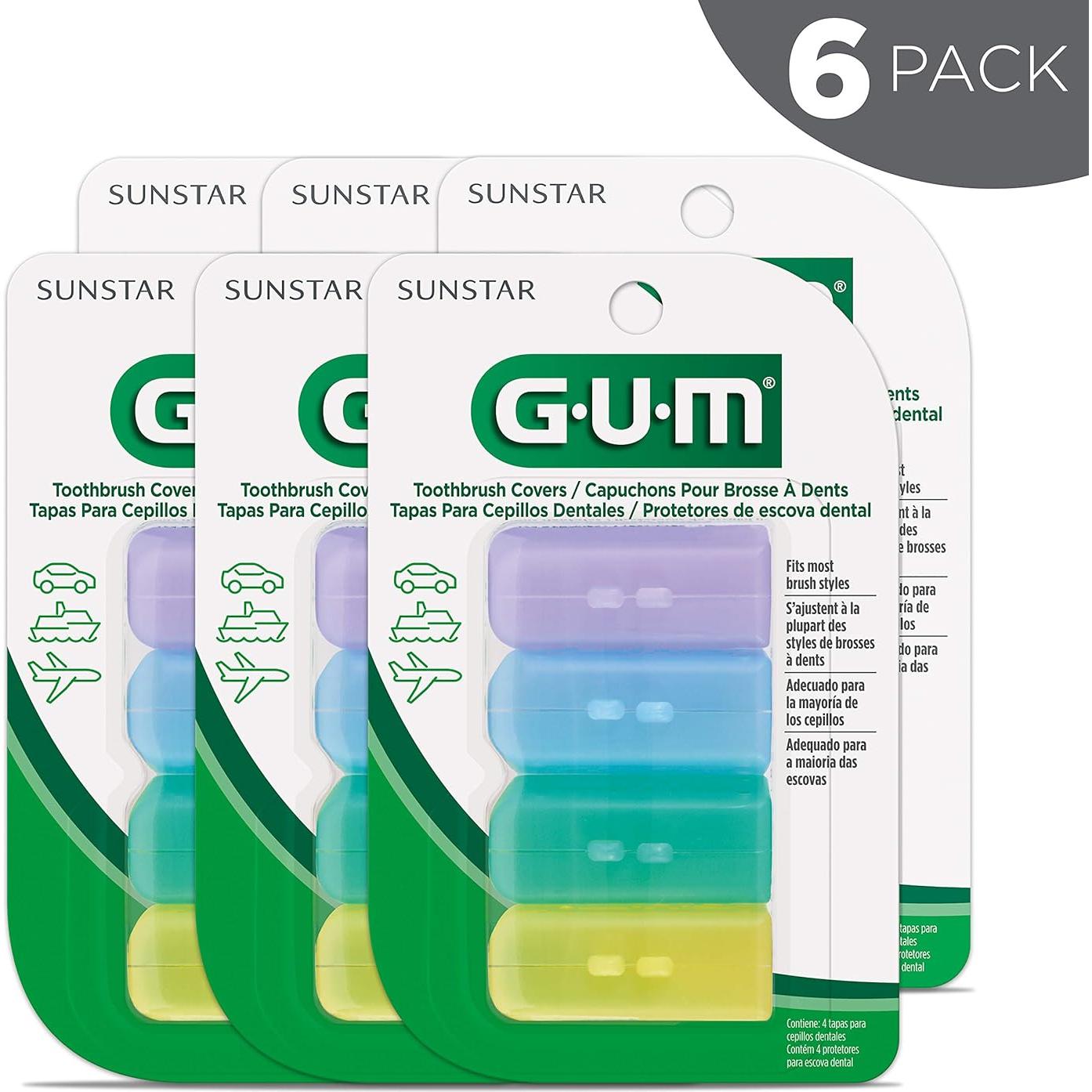 Cubiertas de cepillo de dientes GUM Protect - 24 unidades