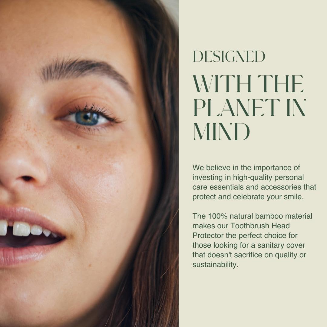 Cabezal Protector de Cepillo de Dientes Plus Ultra - Bambú Ecológico
