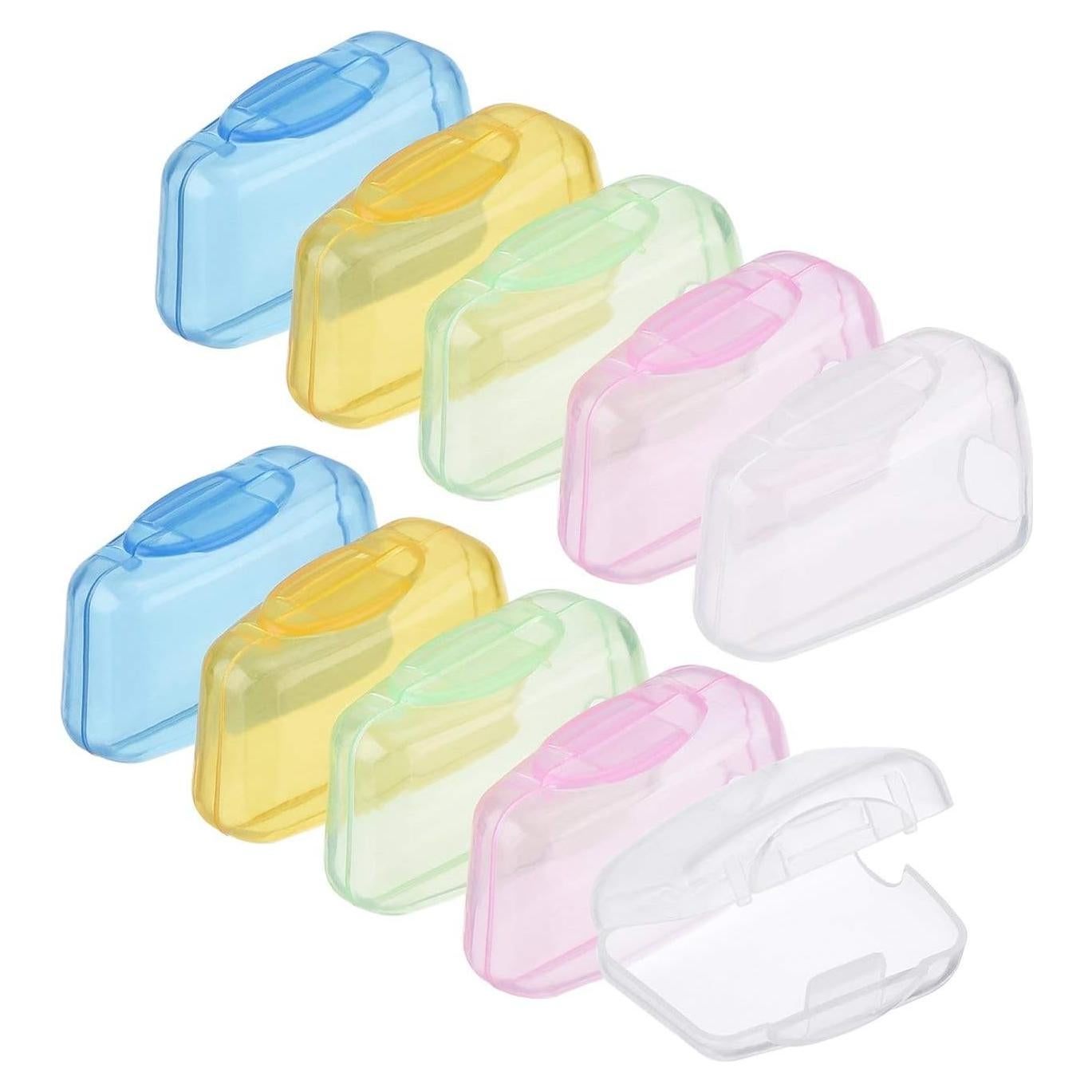 Cubiertas Portátiles para Cabezas de Cepillo de Dientes Shappy - 10 Piezas en 5 Colores