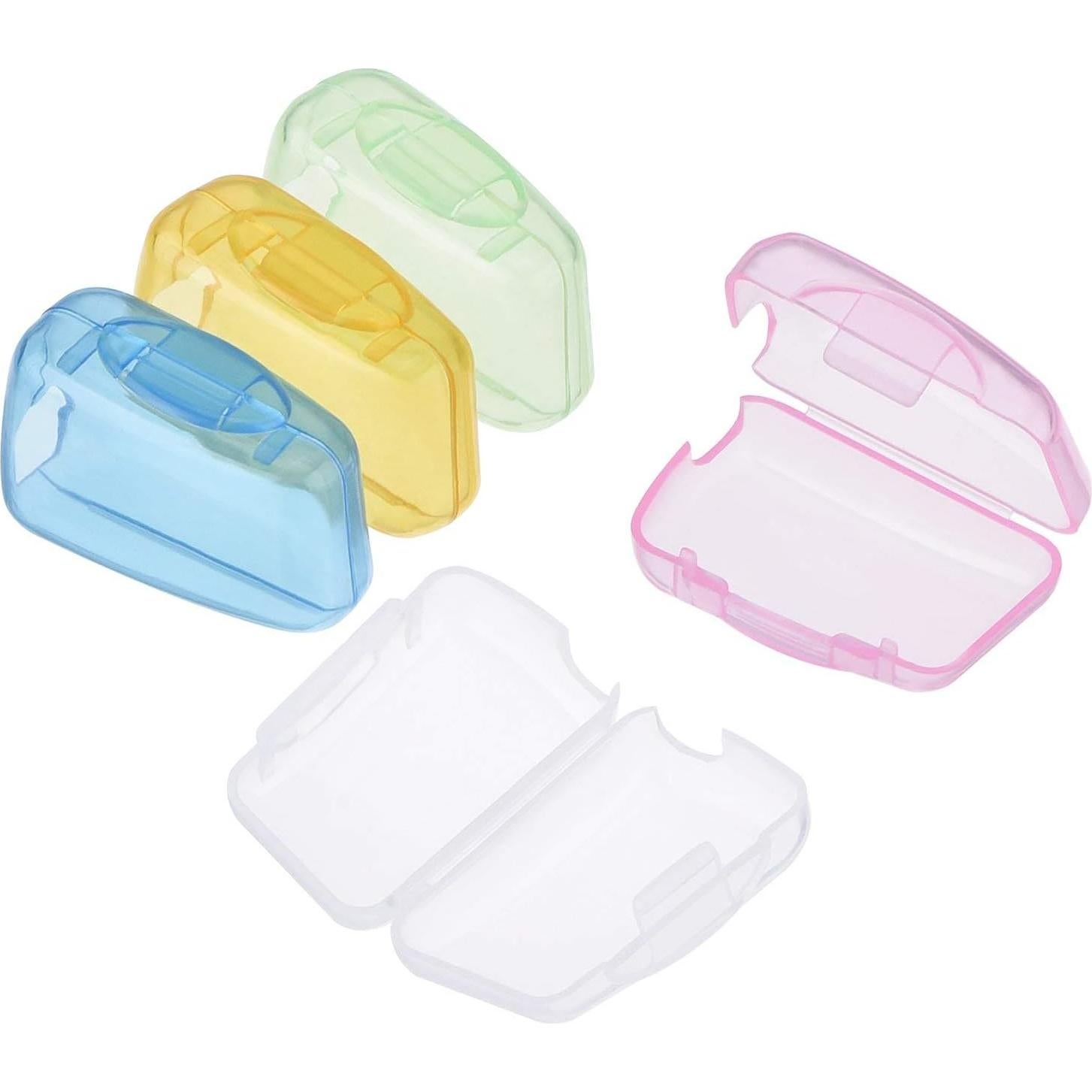 Cubiertas Portátiles para Cabezas de Cepillo de Dientes Shappy - 10 Piezas en 5 Colores