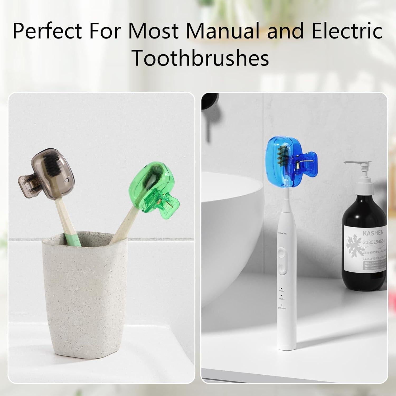 Cubiertas de Cepillo de Dientes Tecbeauty 12 Pcs Viaje