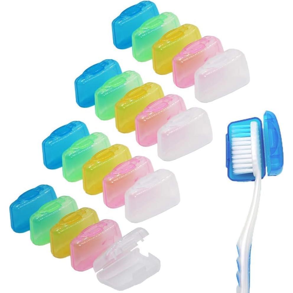 Paquete de 40 Cubiertas de Cepillo de Dientes Portátil PP
