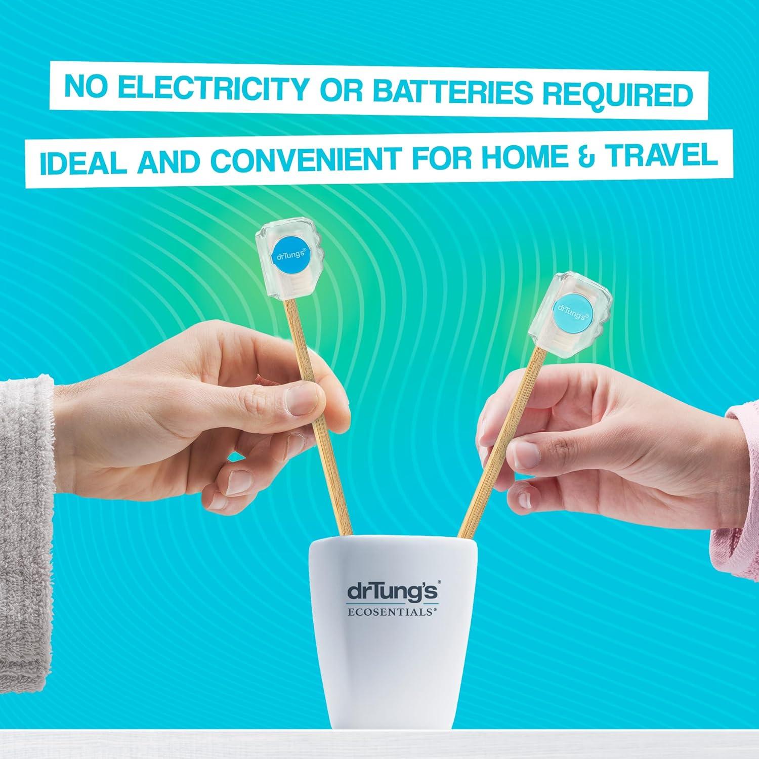 Tapas de cepillo de dientes Dr. Tung's Snap-On 2 unidades