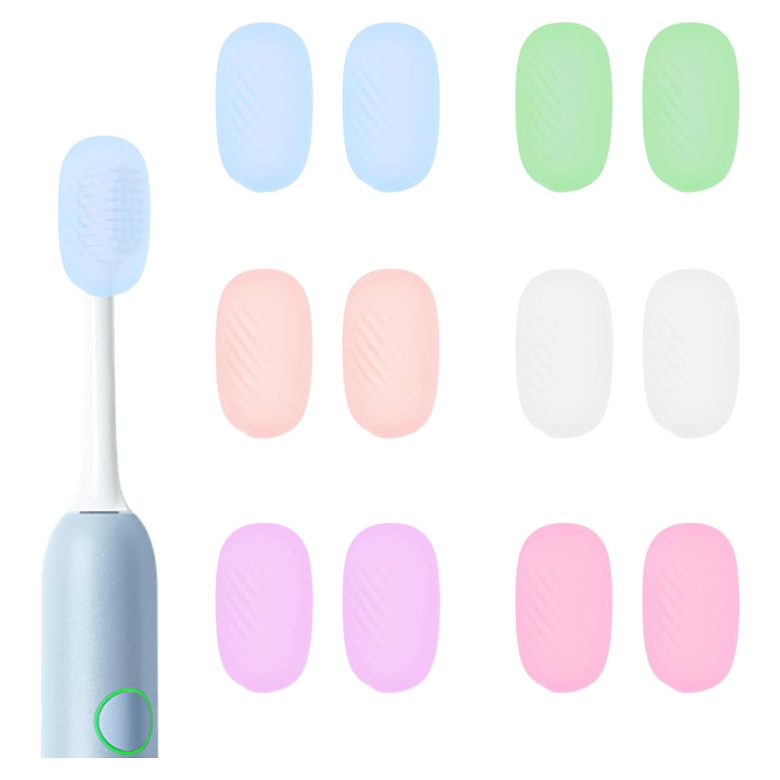 Cubiertas de Silicona para Cepillo de Dientes DIVINA VITAE 12 Pcs