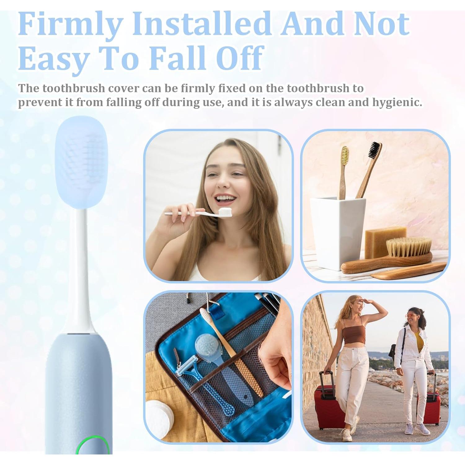 Cubiertas de Silicona para Cepillo de Dientes DIVINA VITAE 12 Pcs