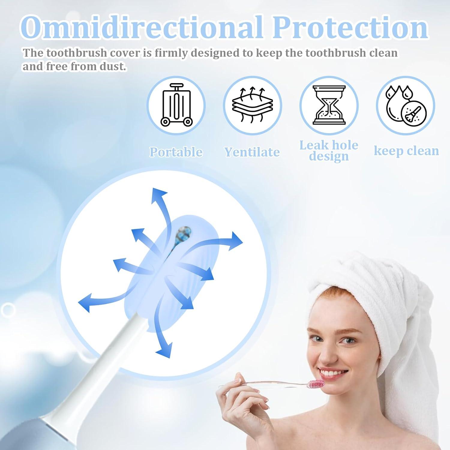 Cubiertas de Silicona para Cepillo de Dientes DIVINA VITAE 12 Pcs