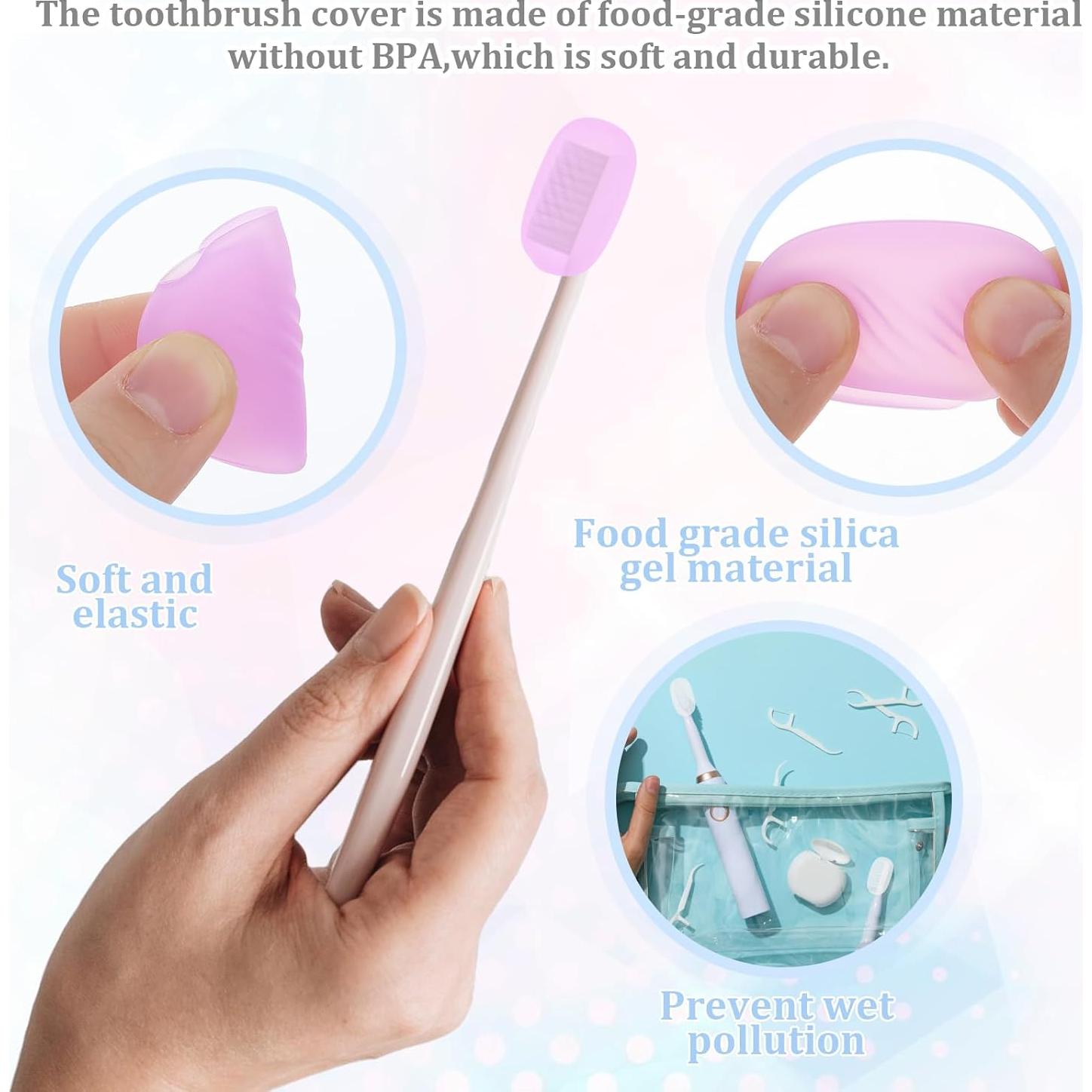 Cubiertas de Silicona para Cepillo de Dientes DIVINA VITAE 12 Pcs