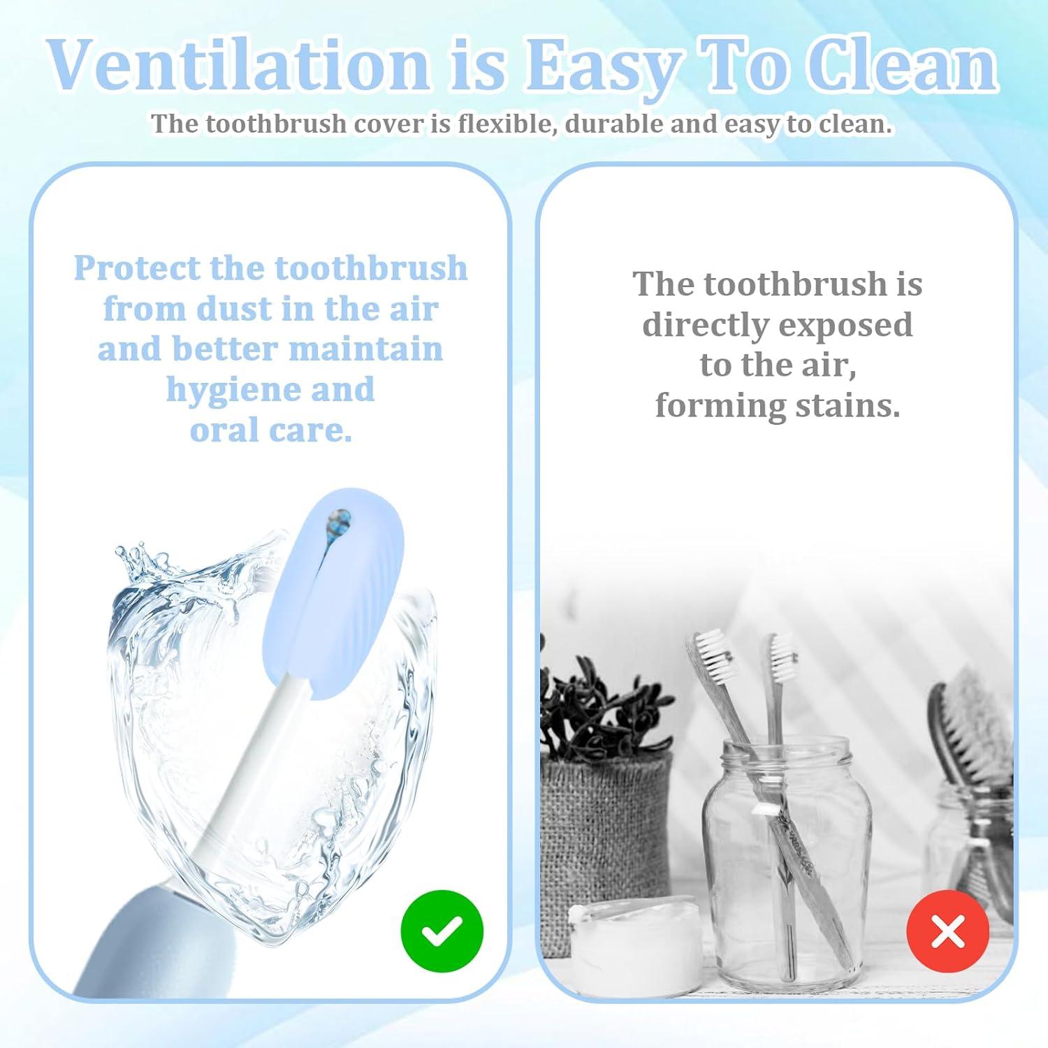 Cubiertas de Silicona para Cepillo de Dientes DIVINA VITAE 12 Pcs