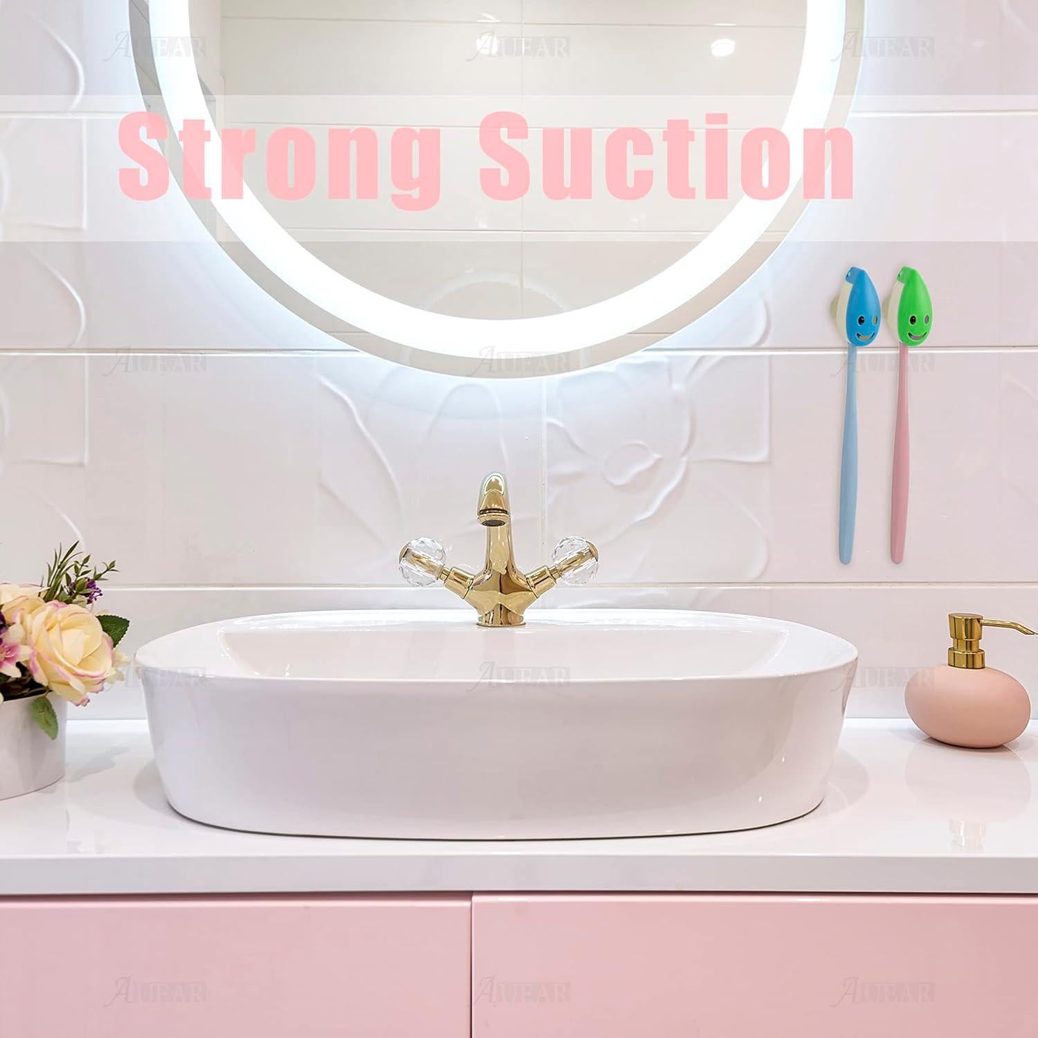 Tapa de Cabeza de Cepillo de Dientes AUEAR 8 Paquete Ventosa