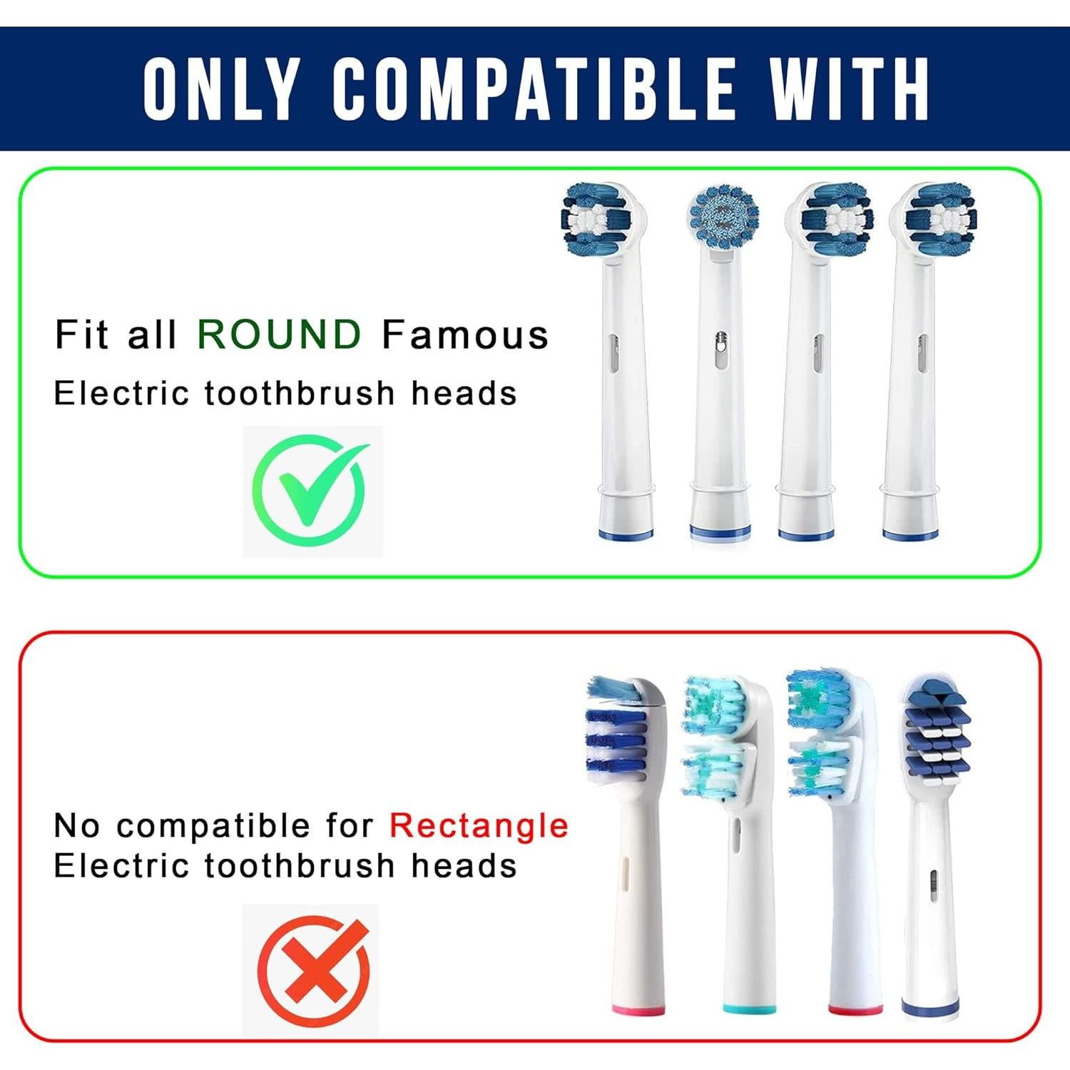 Paquete de 4 tapas protectoras iBrush para cabezales Oral-B