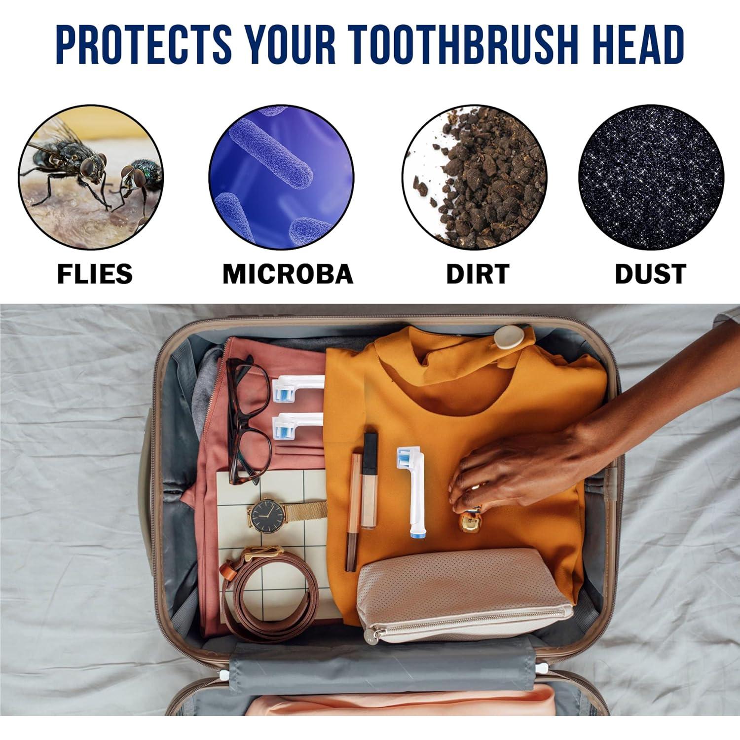 Paquete de 4 tapas protectoras iBrush para cabezales Oral-B