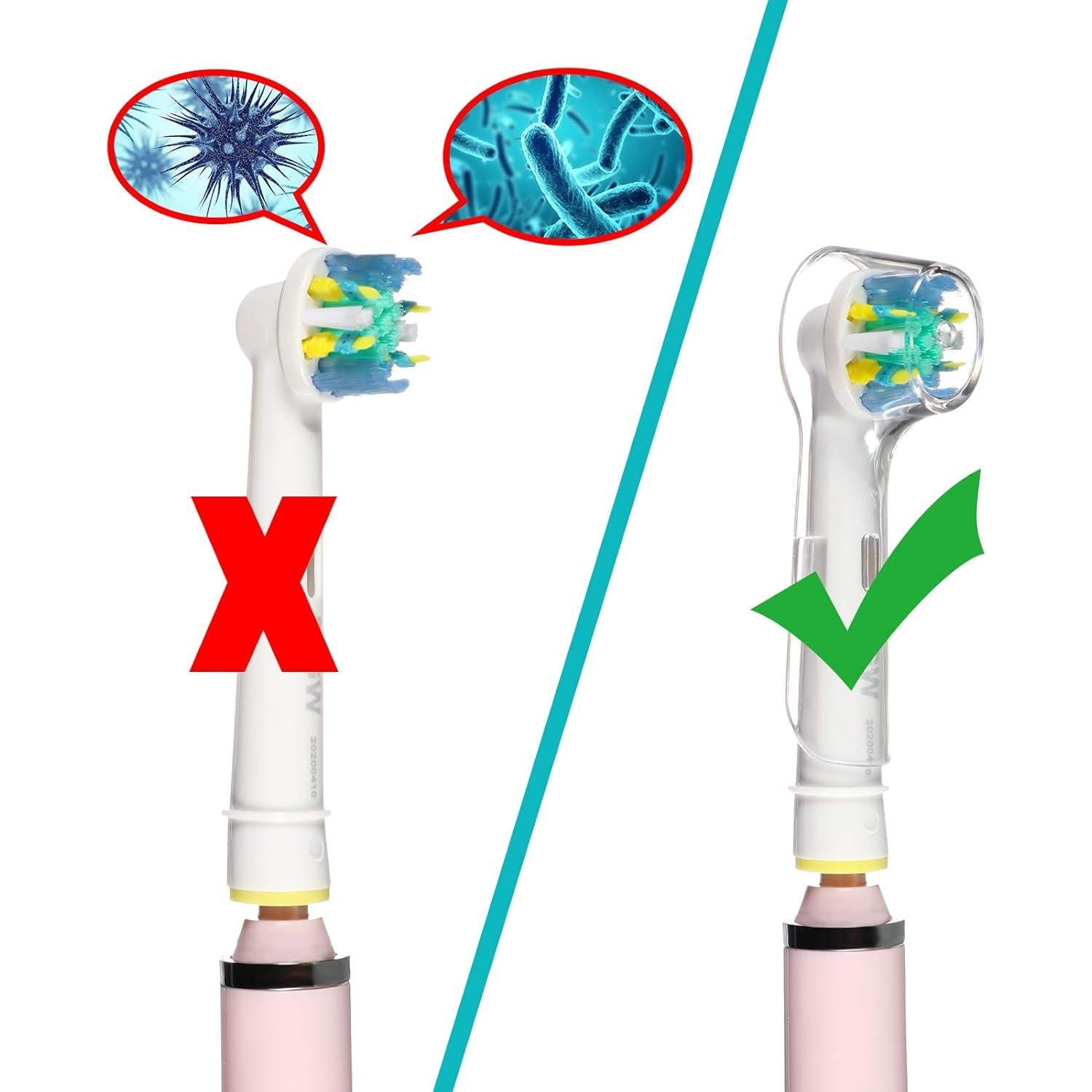 Tapa de Cepillo de Dientes Eléctrico Patelai - 12 Piezas Reutilizables