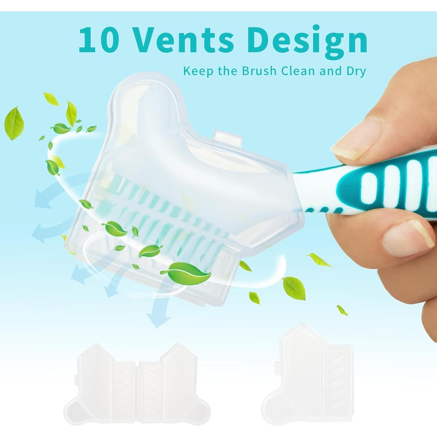 Tapa de Cepillo de Dientes Giloner 3PCS con Ventilación