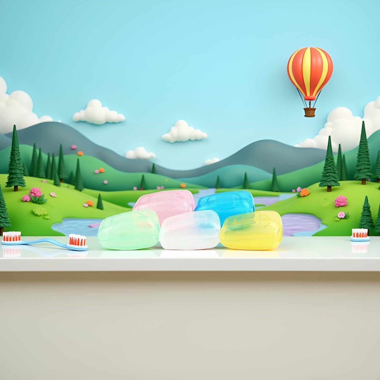 Estuche Portátil para Cabezal de Cepillo de Dientes BWESOO - 5 Piezas