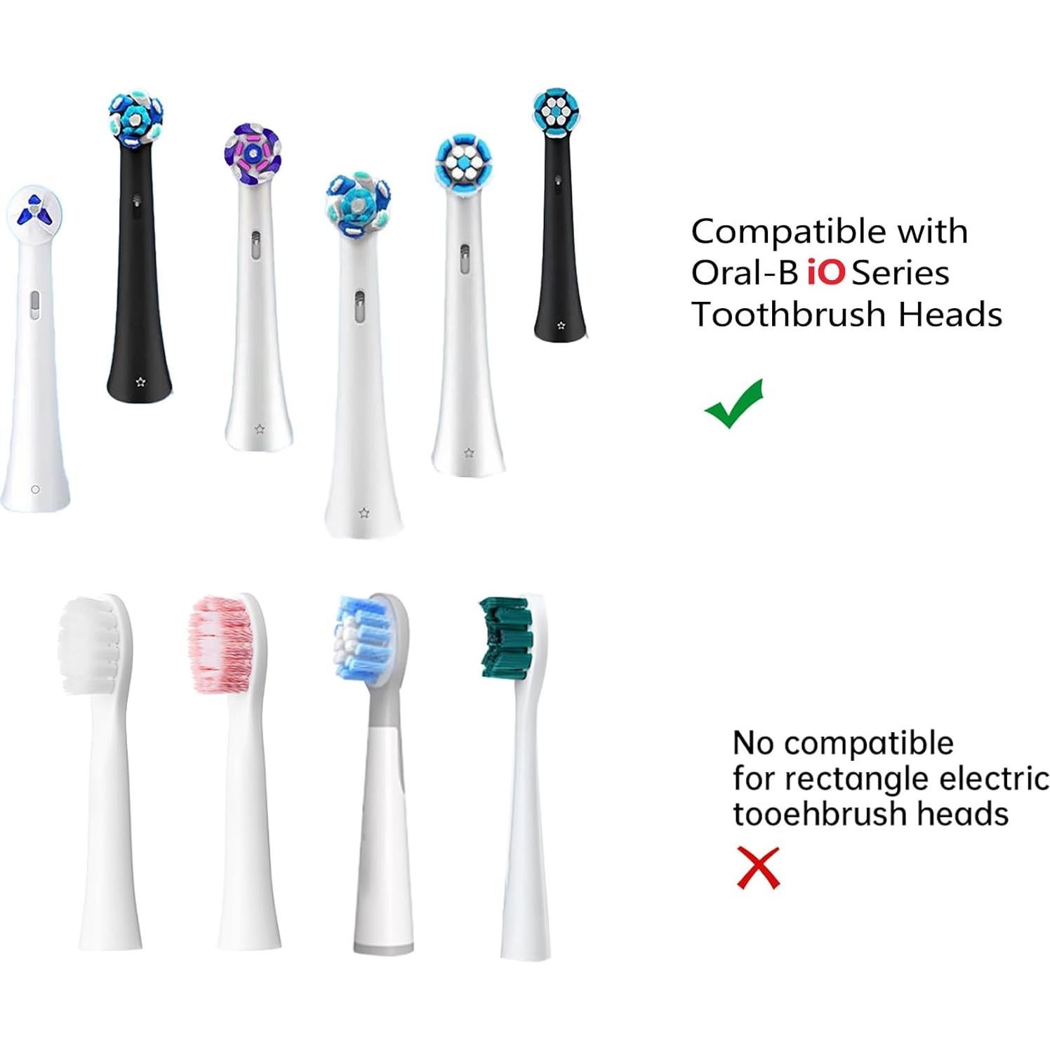 Funda de Cepillo de Dientes Oral B iO - 12 Paquete, Protección y Ventilación