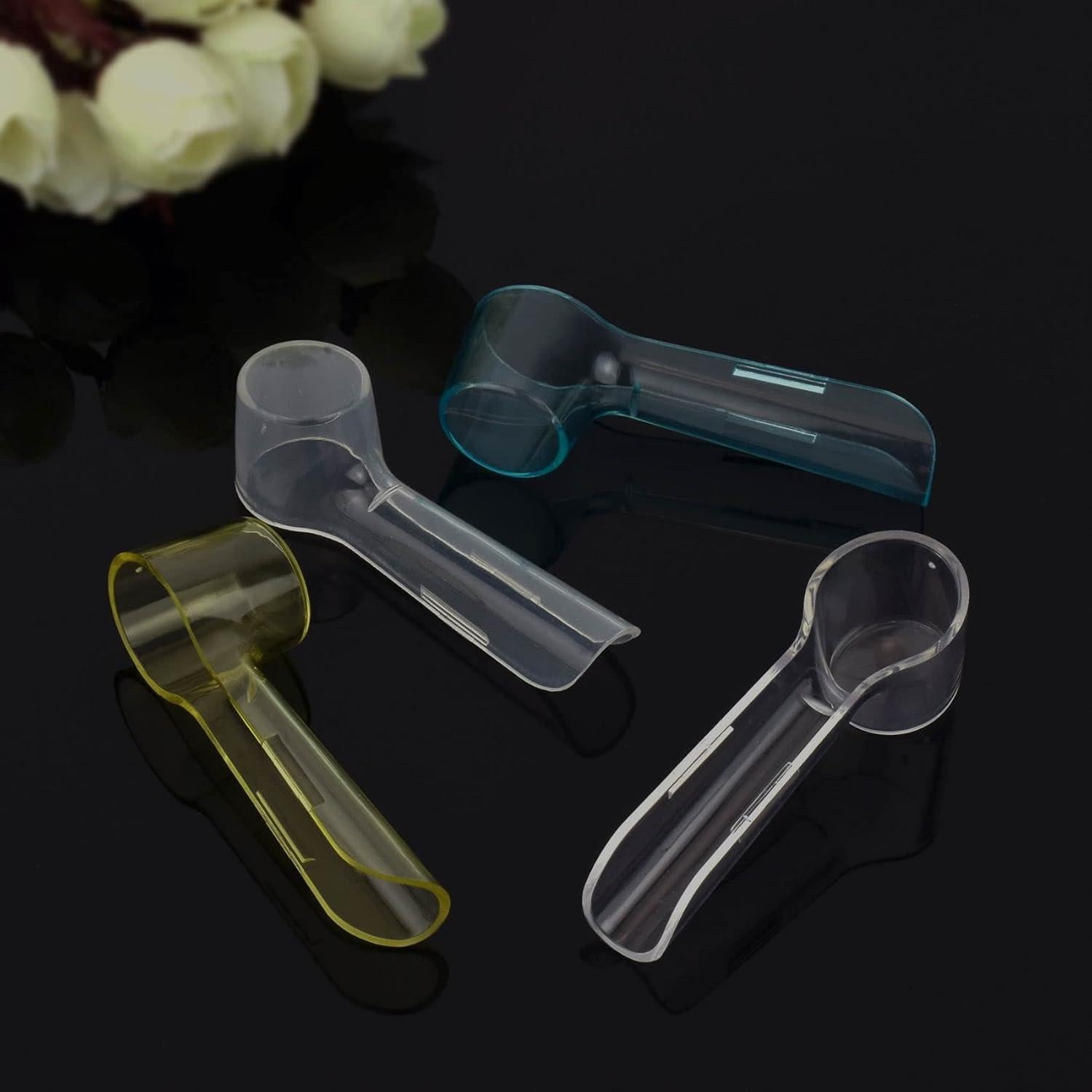 Paquete de 4 cubiertas para cabezales de cepillo Oral B Azul