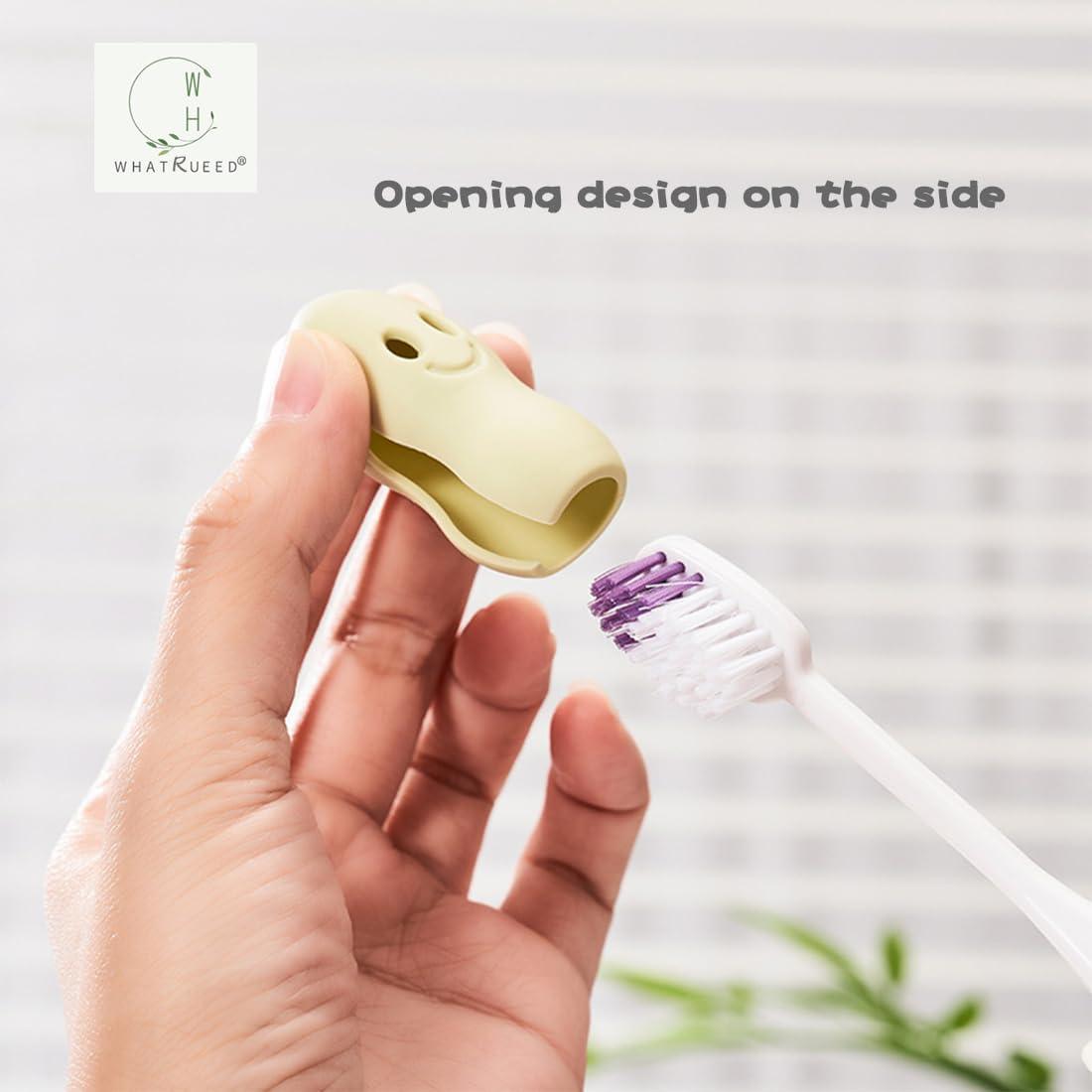 Funda Protectora de Cepillo de Dientes Niños whatRUeed - 8 Piezas