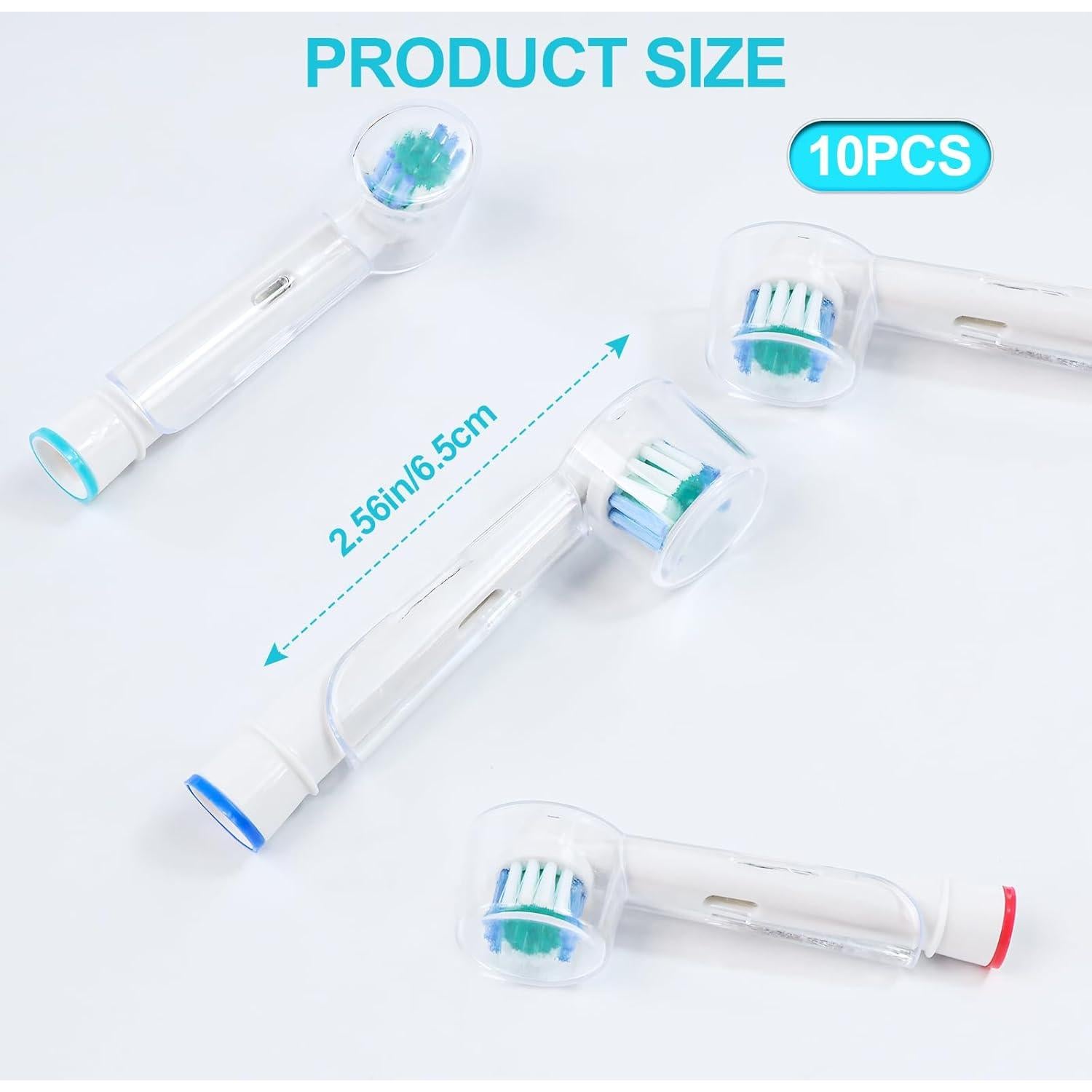 Cubiertas de Cabezal de Cepillo de Dientes Oral-B 10 Piezas