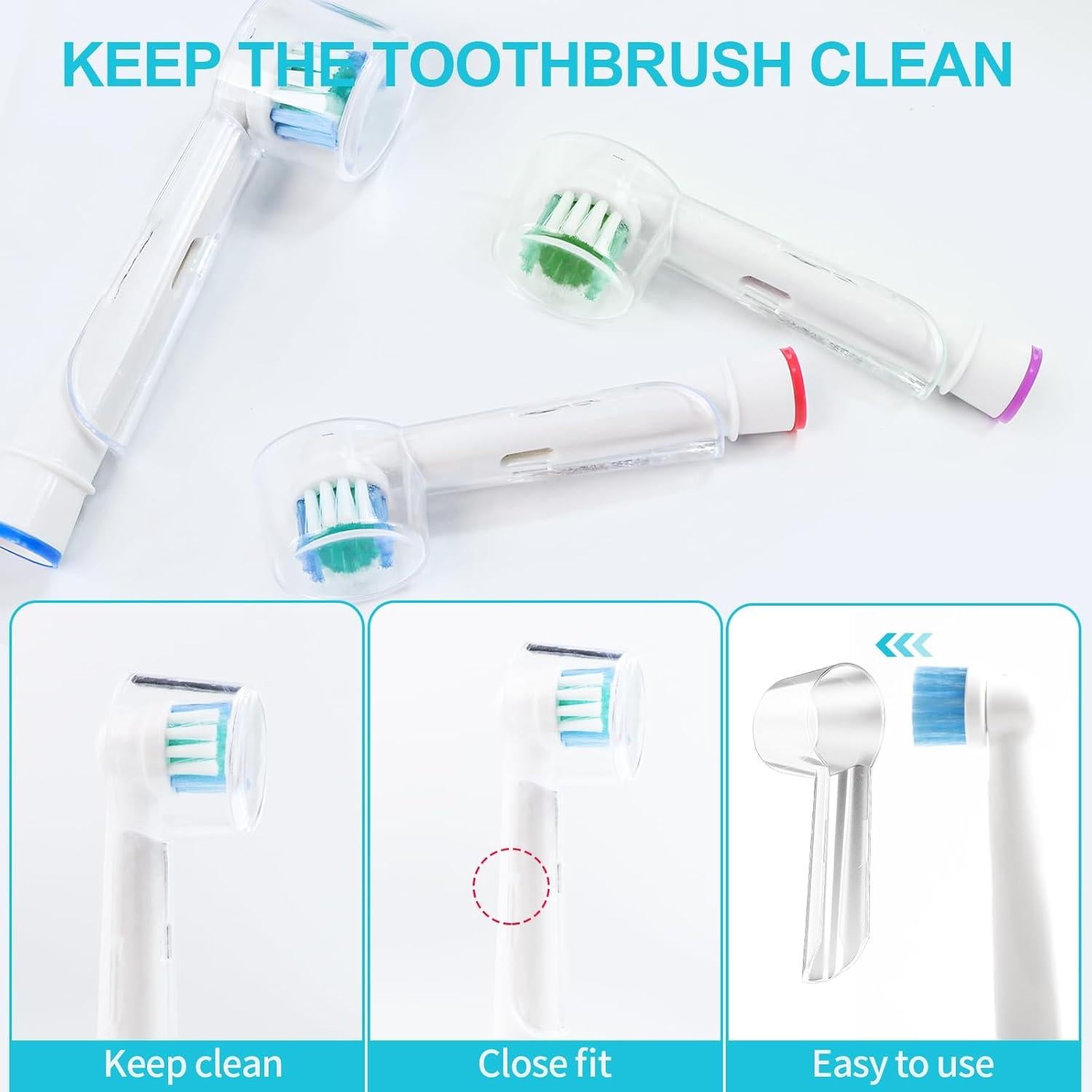 Cubiertas de Cabezal de Cepillo de Dientes Oral-B 10 Piezas