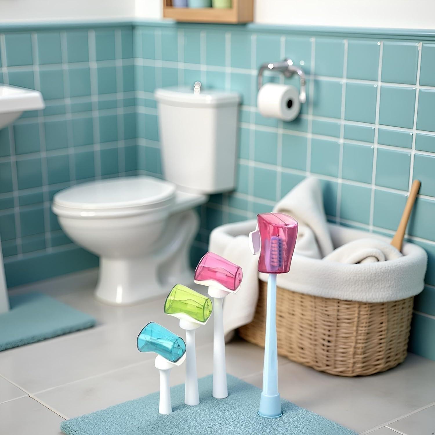 Soporte de Cepillo de Dientes Genérico 3 Piezas Montaje en Pared