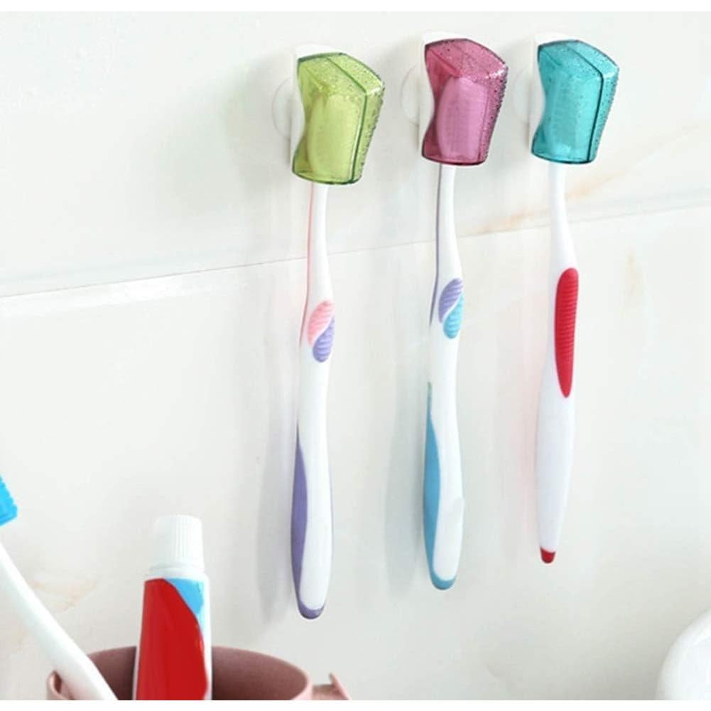 Soporte de Cepillo de Dientes Genérico 3 Piezas Montaje en Pared