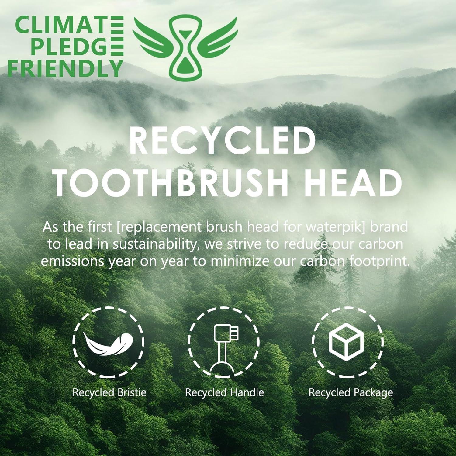 Cabezas de cepillo de repuesto Waterpik Sonic Fusion 2.0 - Paquete de 3 cerdas suaves blancas