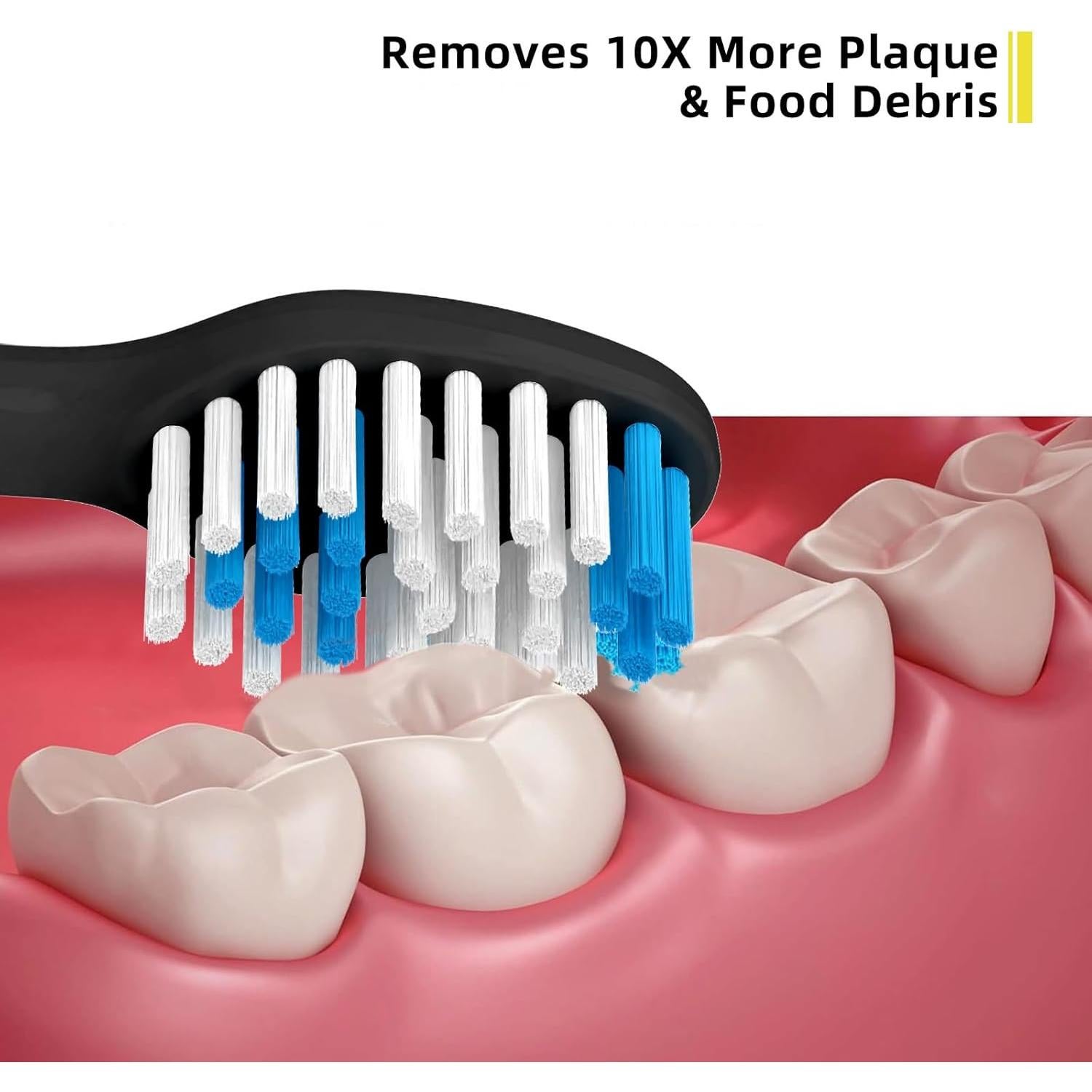 Cabezas de Repuesto para Cepillo de Dientes Earouth - 10 Piezas