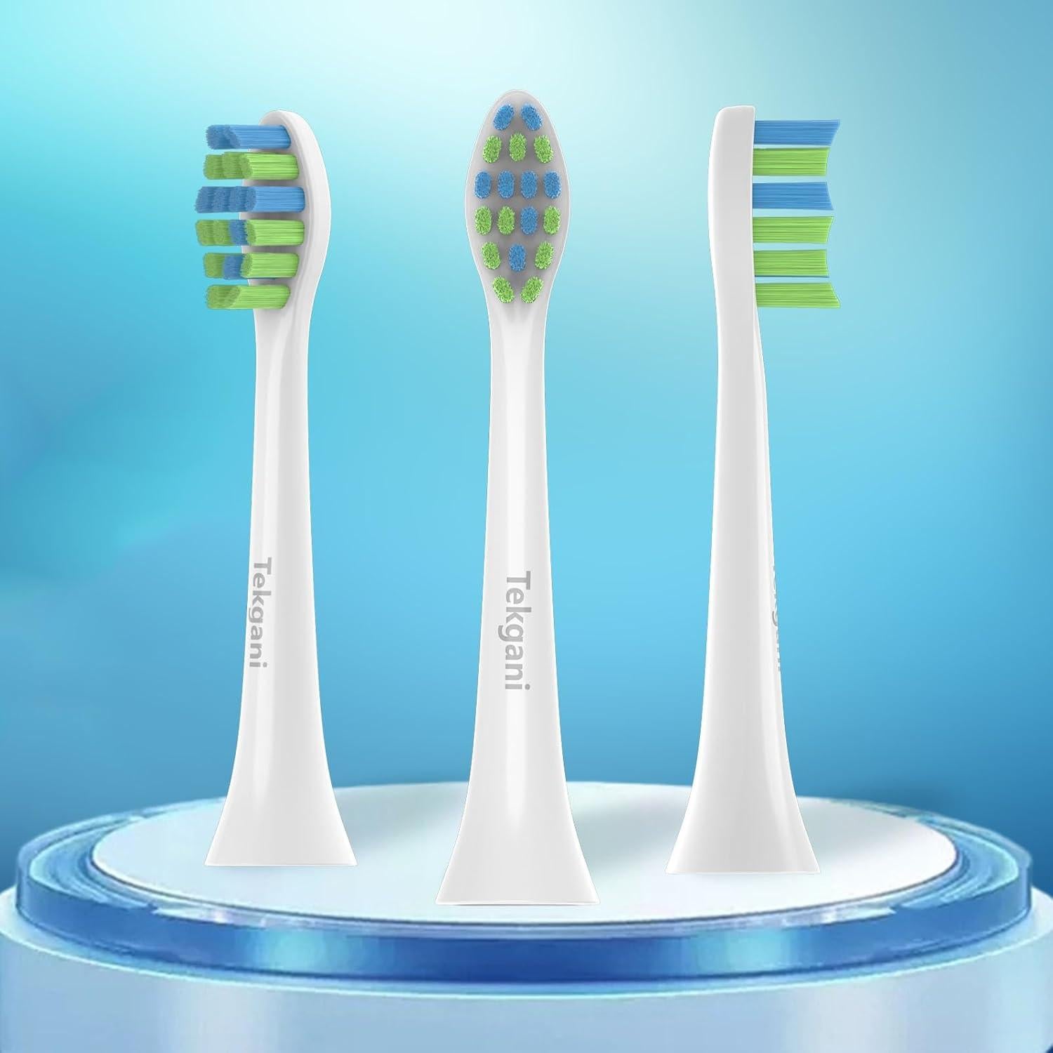 Cabezales de Repuesto Tekgani para Cepillo Eléctrico 7AM2M - 12 Unidades