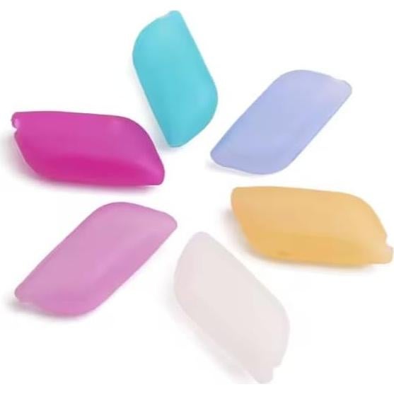 Funda de Viaje para Cepillo de Dientes Genérico - 4 Piezas Silicona