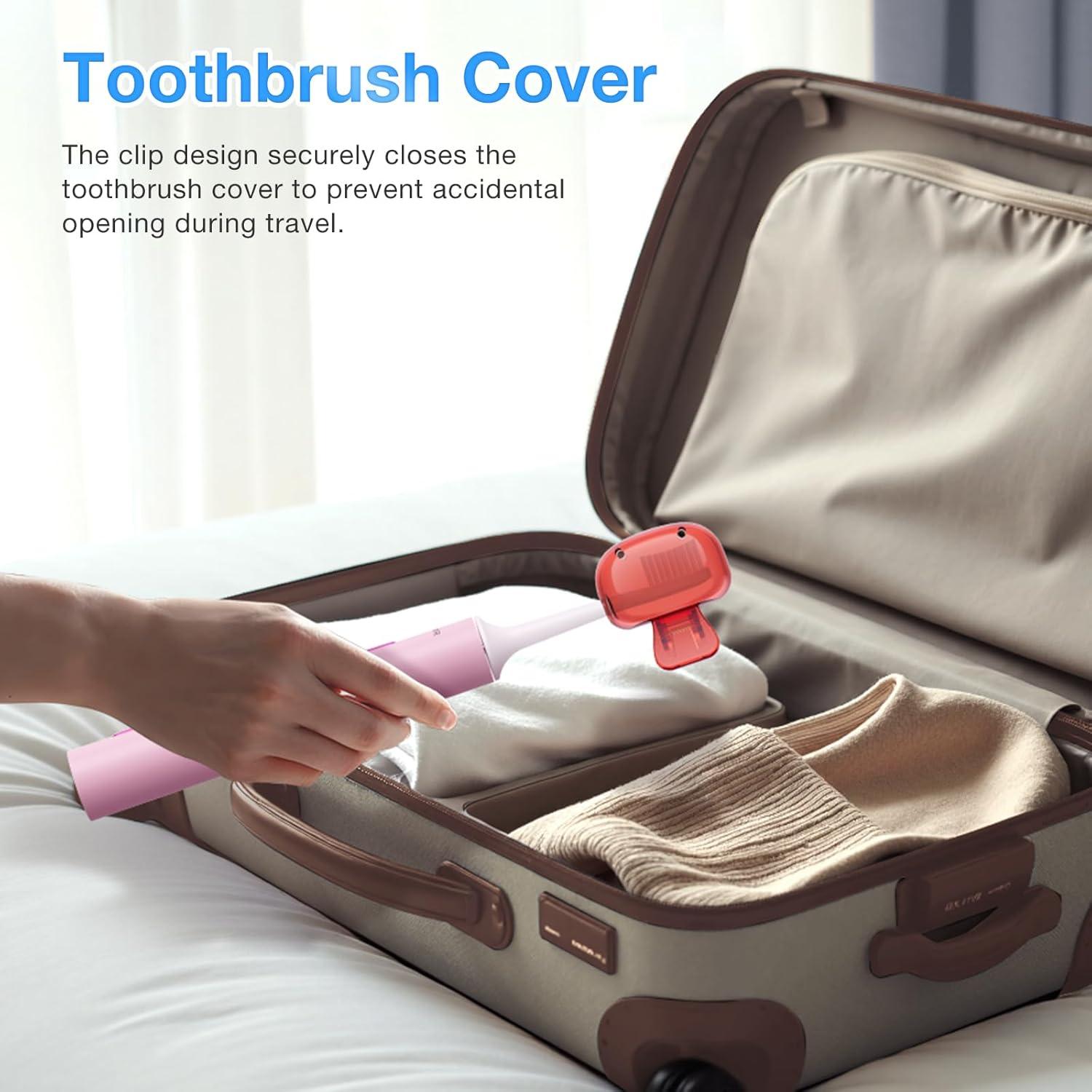 Cepillo de Dientes Eléctrico Sonic BABONIR TBM10T Rosa Claro