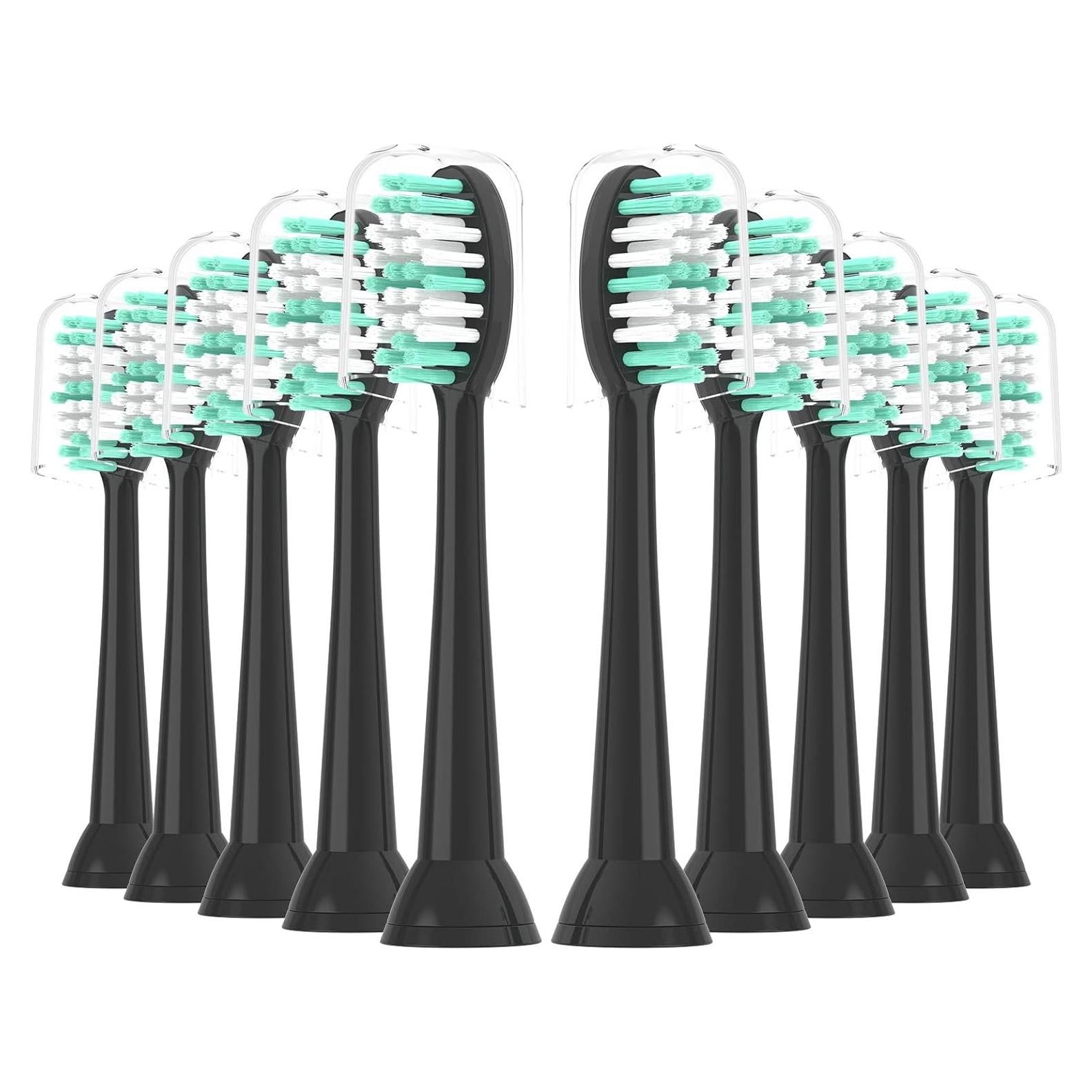 Cabezas de Reemplazo para Cepillo Eléctrico AquaSonic - 10 Piezas