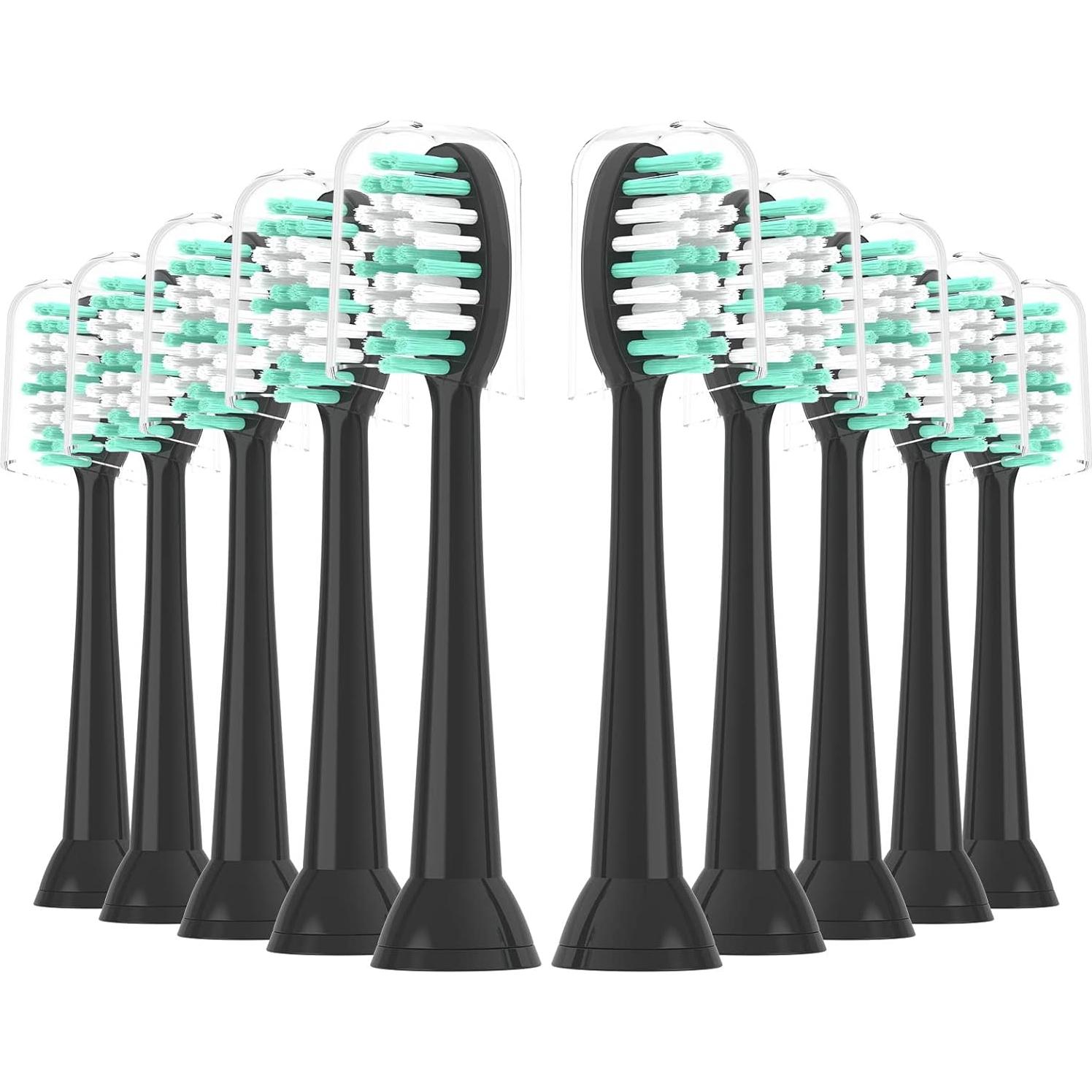 Cabezas de Reemplazo para Cepillo Eléctrico AquaSonic - 10 Piezas