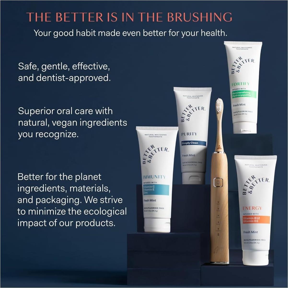 Estuche de Viaje Mejor y Mejor para Cepillo de Dientes Sonic de Bambú