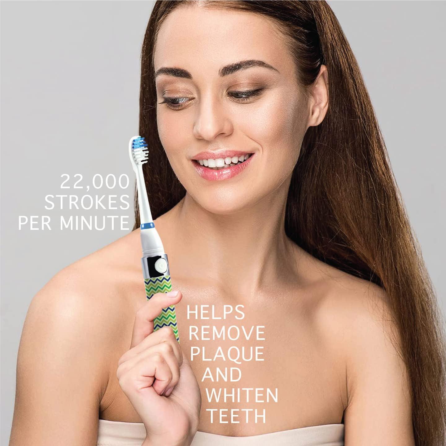 Cepillo de dientes sónico Pursonic S53 portátil verde 22000 RPM