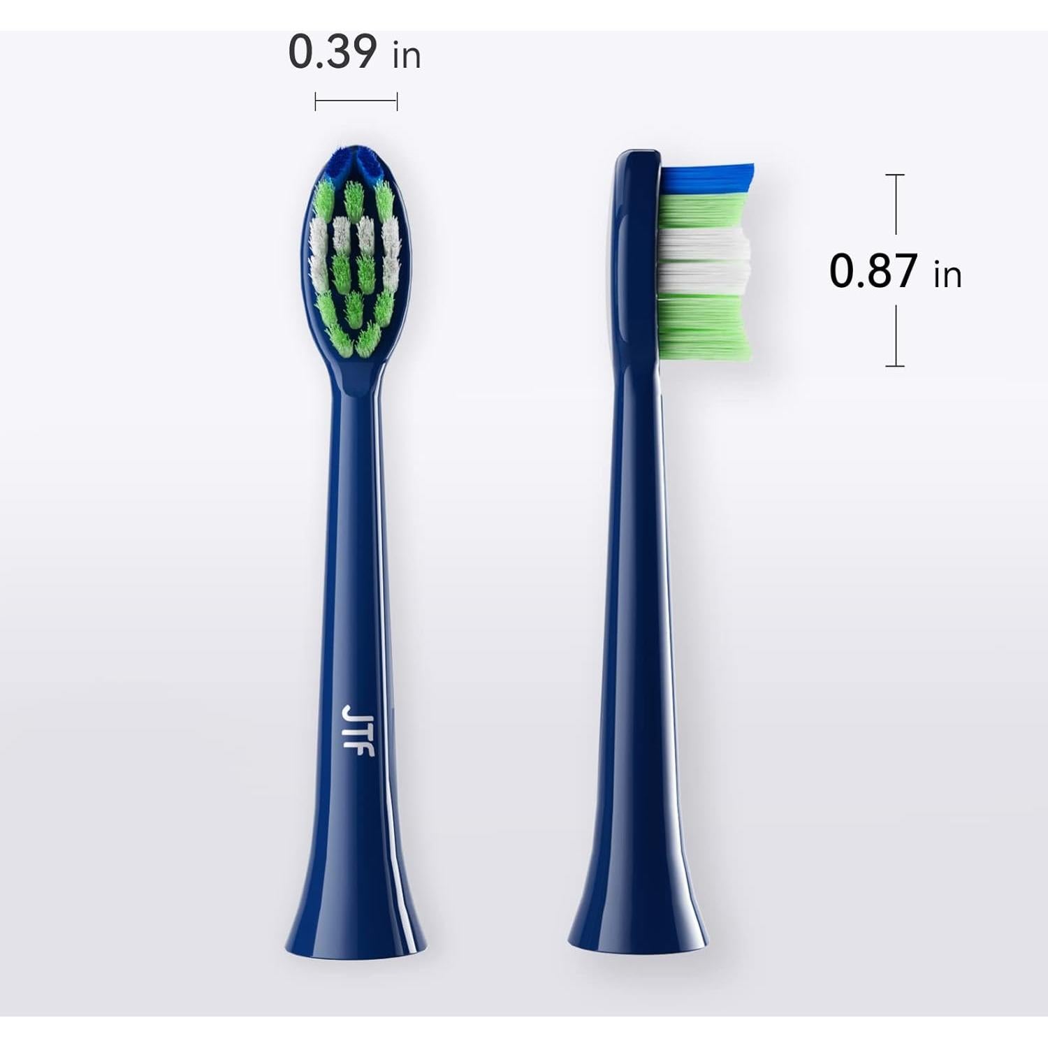 Cabezas de cepillo de dientes JTF P200, 3 unidades, azul marino