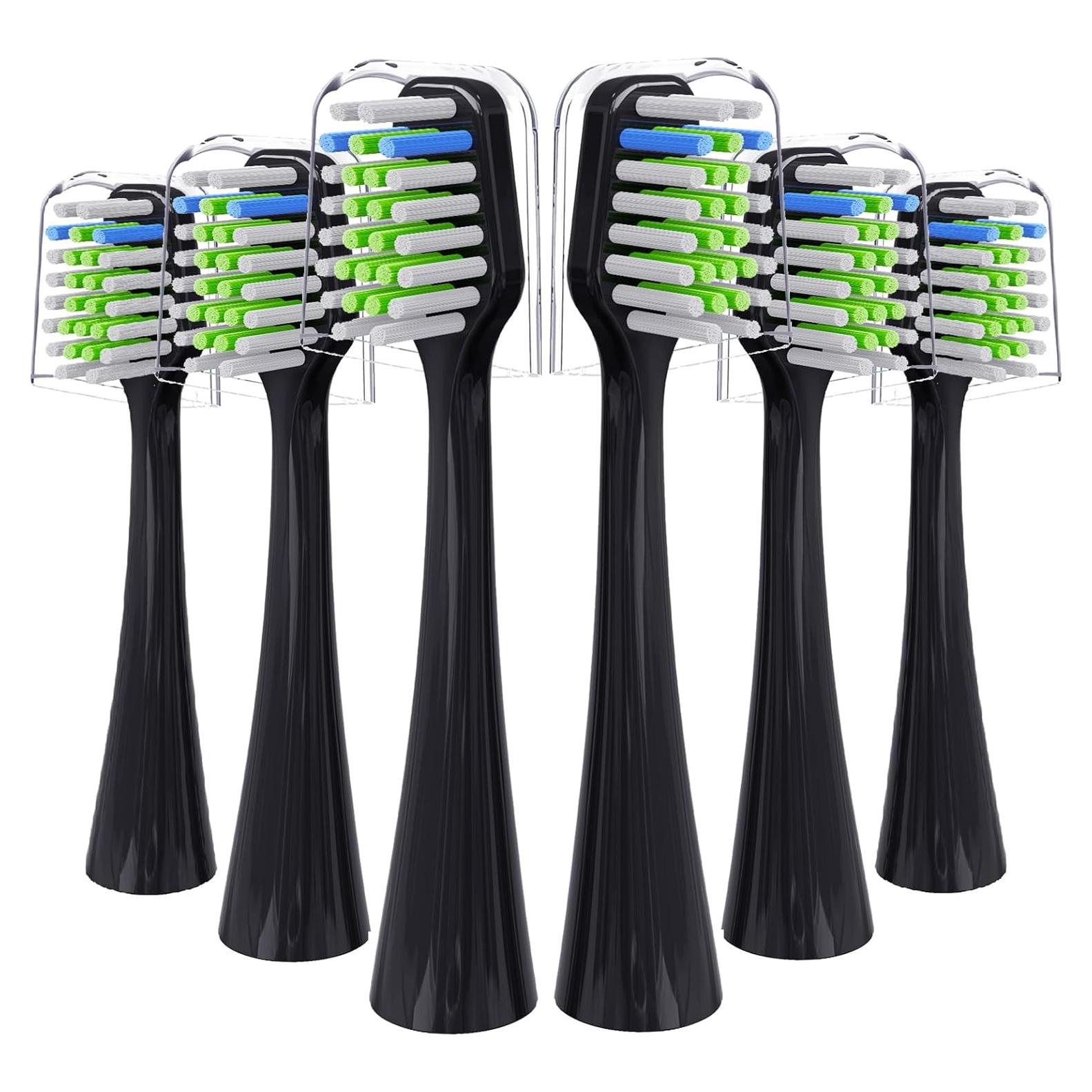 Cabezas de Repuesto para Cepillos Waterpik DenSecc 6 Unidades