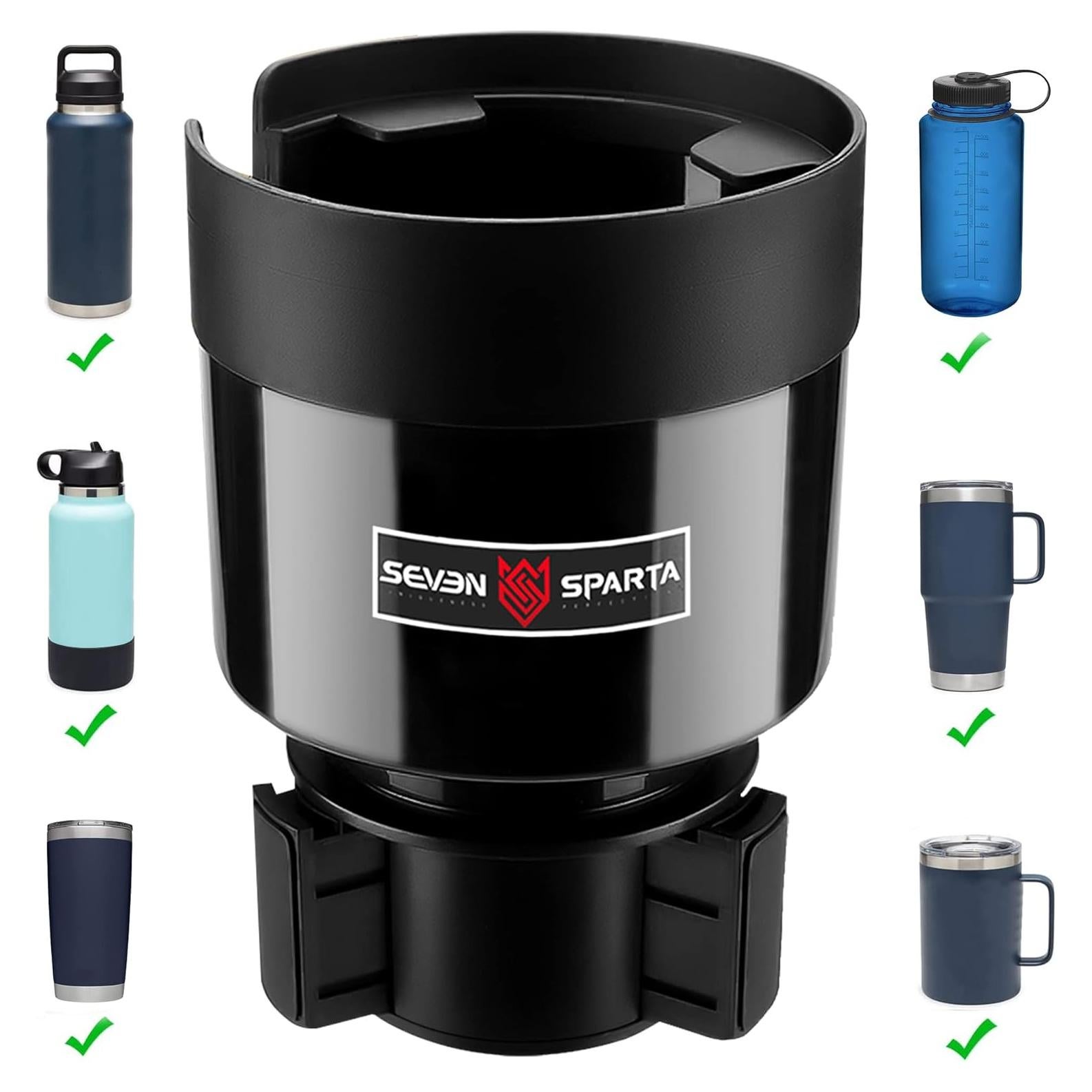 Soporte para Taza de Coche Seven Sparta CP1210 Negro 8.6-9.7 cm