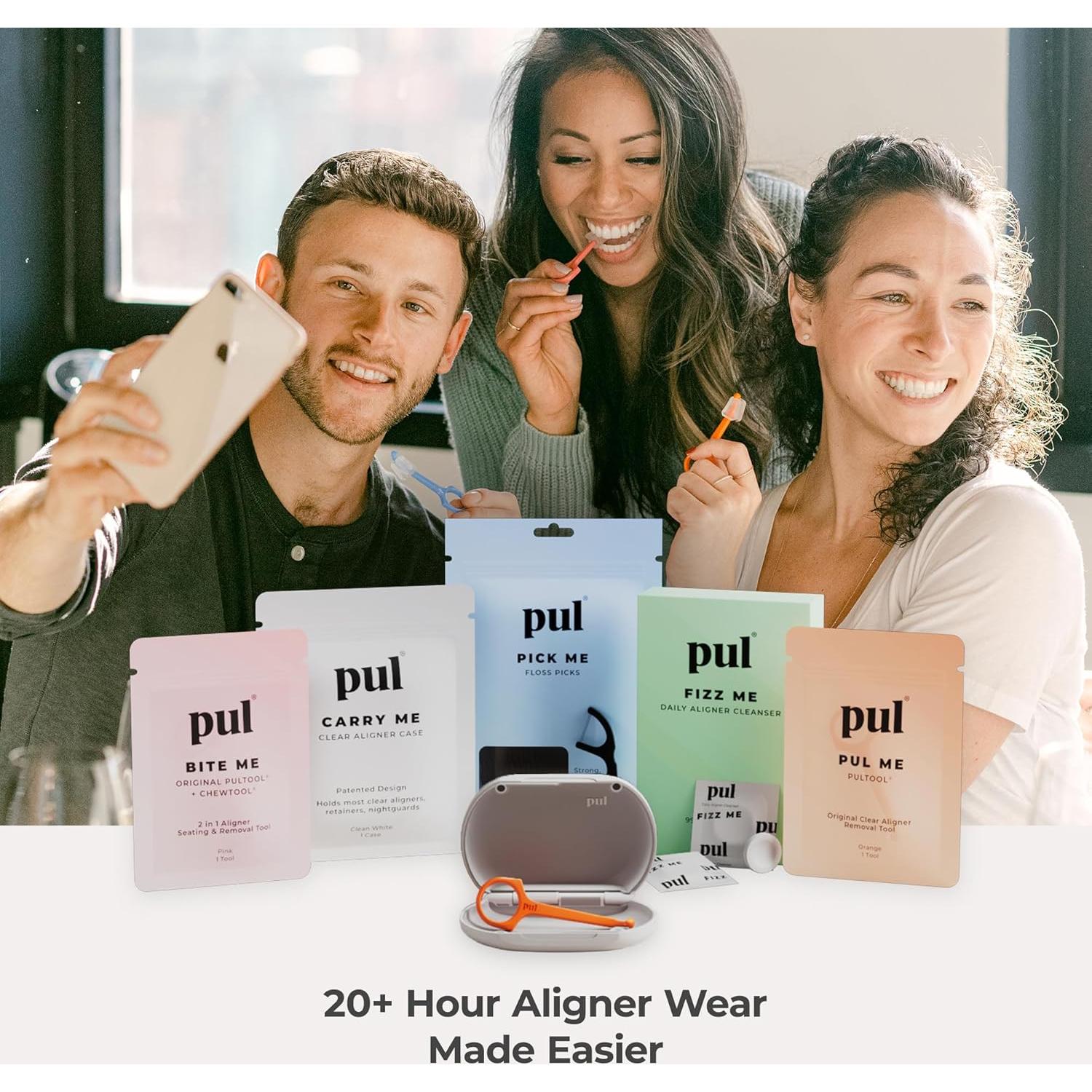 Palillos de Hilo Dental PUL - Menta, 200 Unidades, Biodegradables