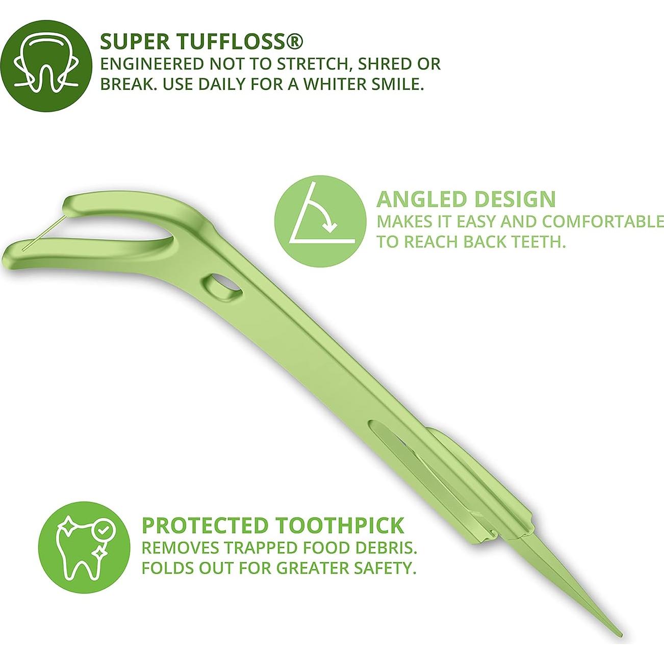 Flossers Dentales Plackers Micro Menta 75 Unidades