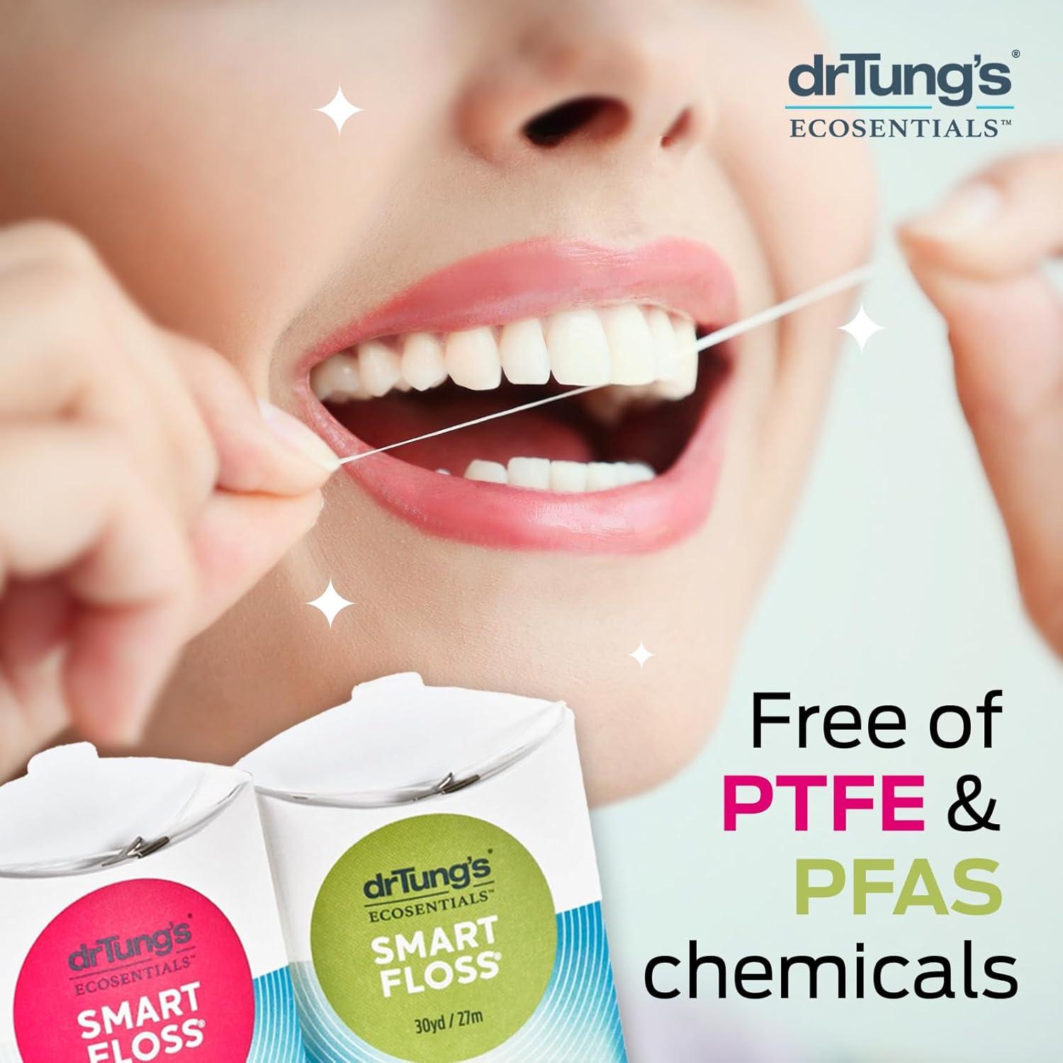 Hilo Dental Inteligente DrTung 27.43m Sabor Cardamomo Paquete 6