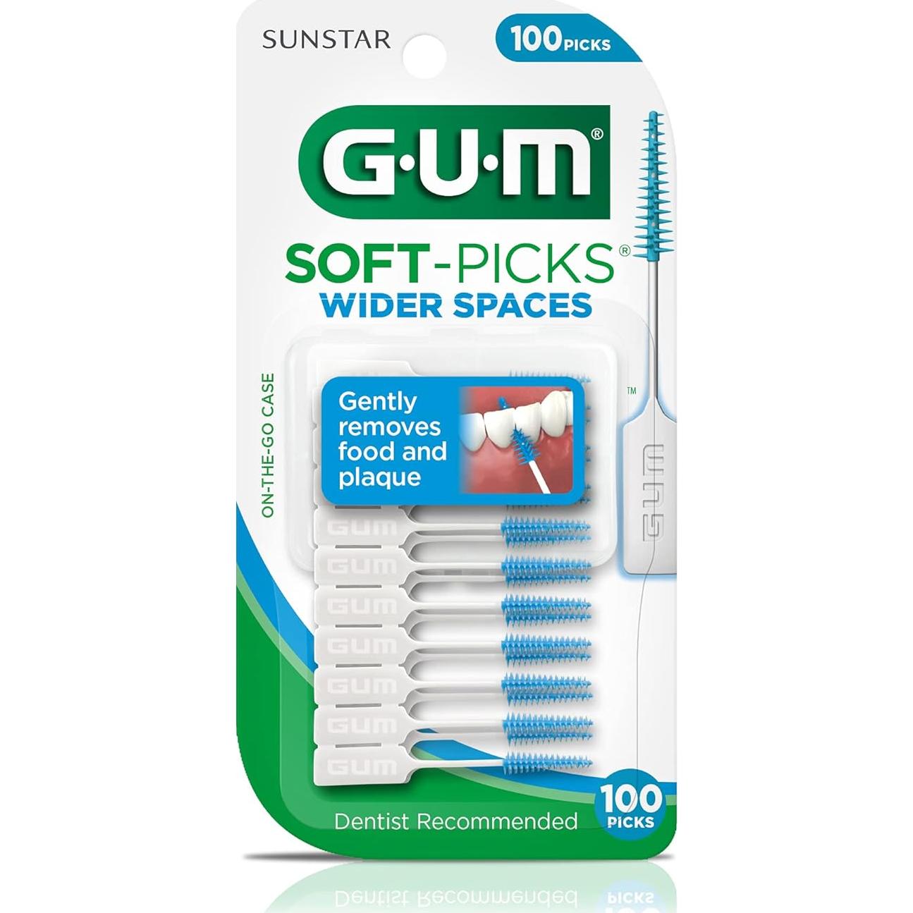 GUM Soft-Picks Palillos Dentales para Espacios Amplios 50ct